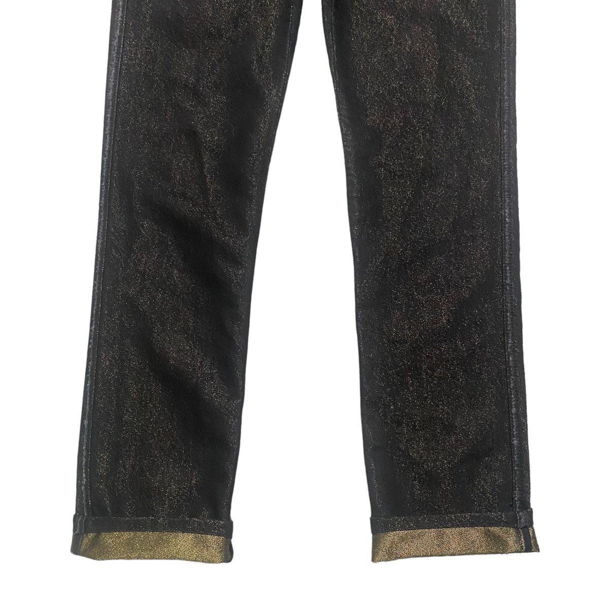 Chanel Chanel Noir Black&Gold Logo Pocket Denim Jeans Size 28" / US 6 / IT 42 - 16 Thumbnail