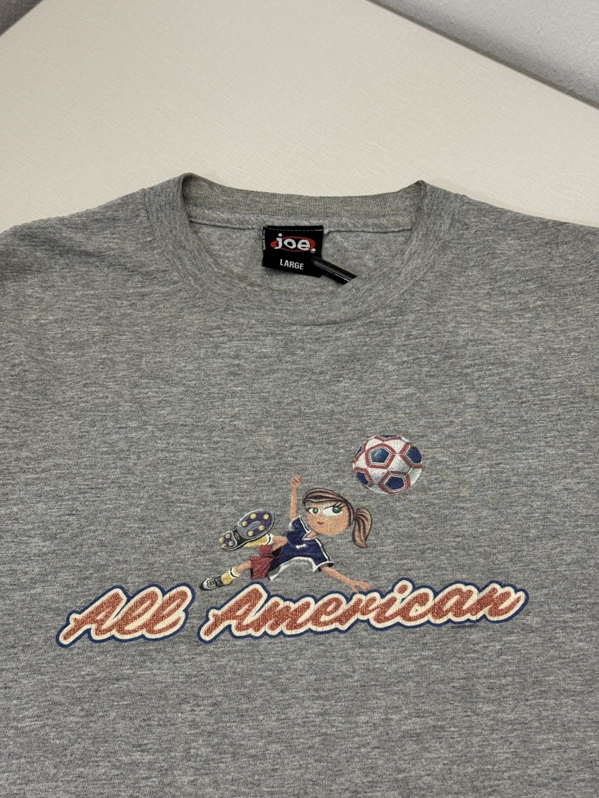 Joe's Vintage 90s All American Women’s Soccer Tshirt Joe Large USA Size US L / EU 52-54 / 3 - 2 Thumbnail