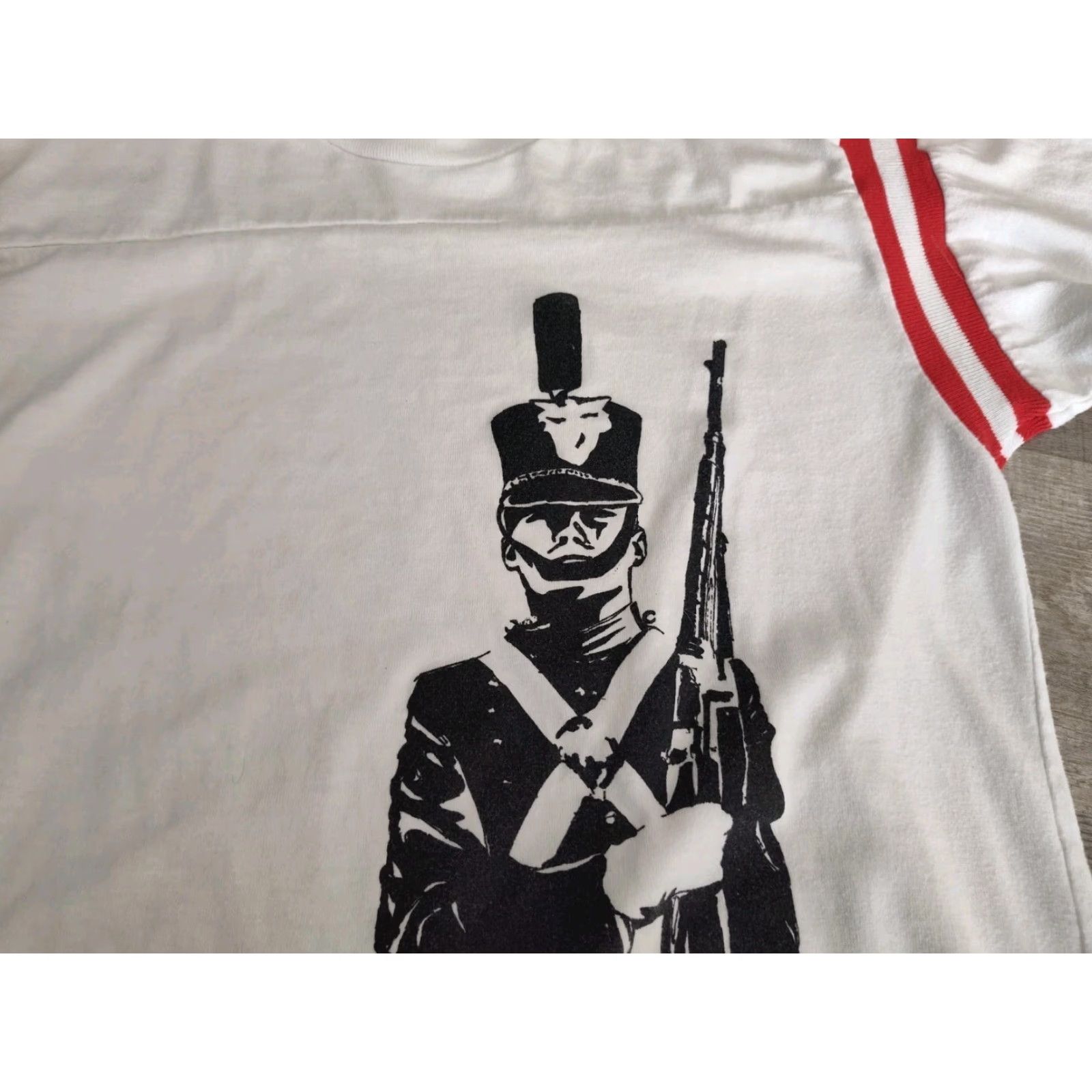 Vintage VINTAGE Artex Tee Shirt "Love My Cadet" White Medium USA Made Single Stitch Size US M / EU 48-50 / 2 - 6 Thumbnail