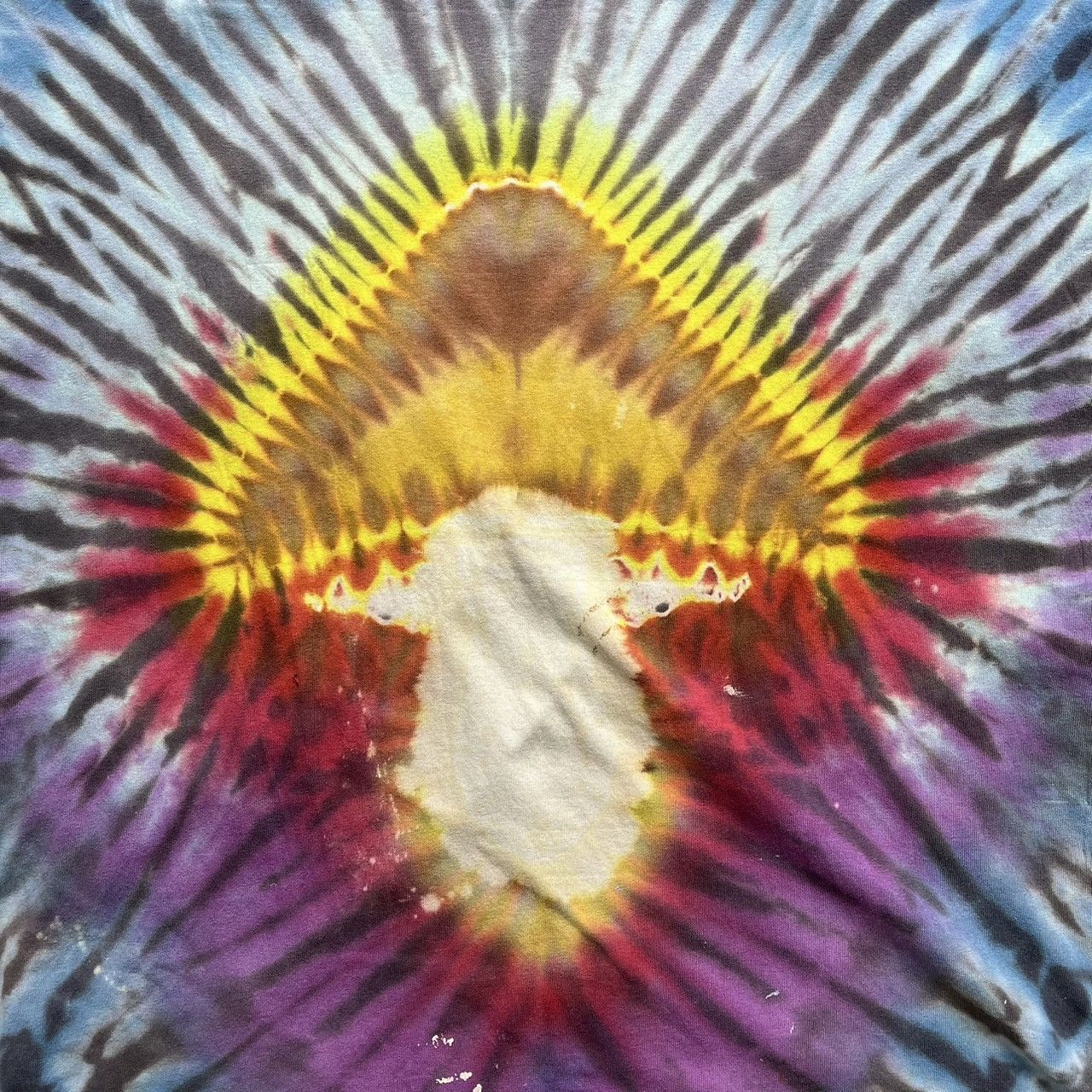 Vintage Vintage Magic Mushroom Tie Dye T-shirt 90s Size US XL / EU 56 / 4 - 3 Thumbnail