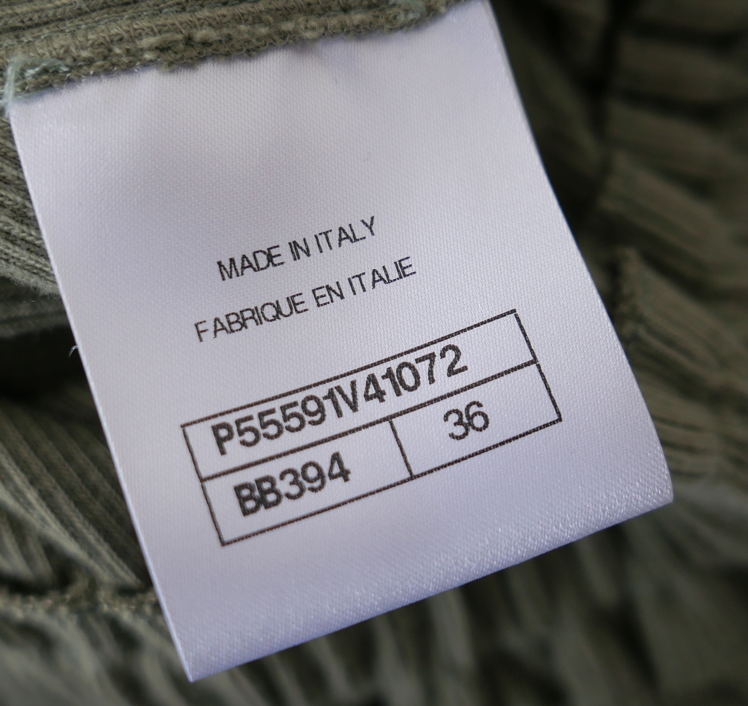 Chanel Chanel Khaki Knit Striped Trim Top Cruise 2017 17C Cuba Size XS / US 0-2 / IT 36-38 - 8 Thumbnail