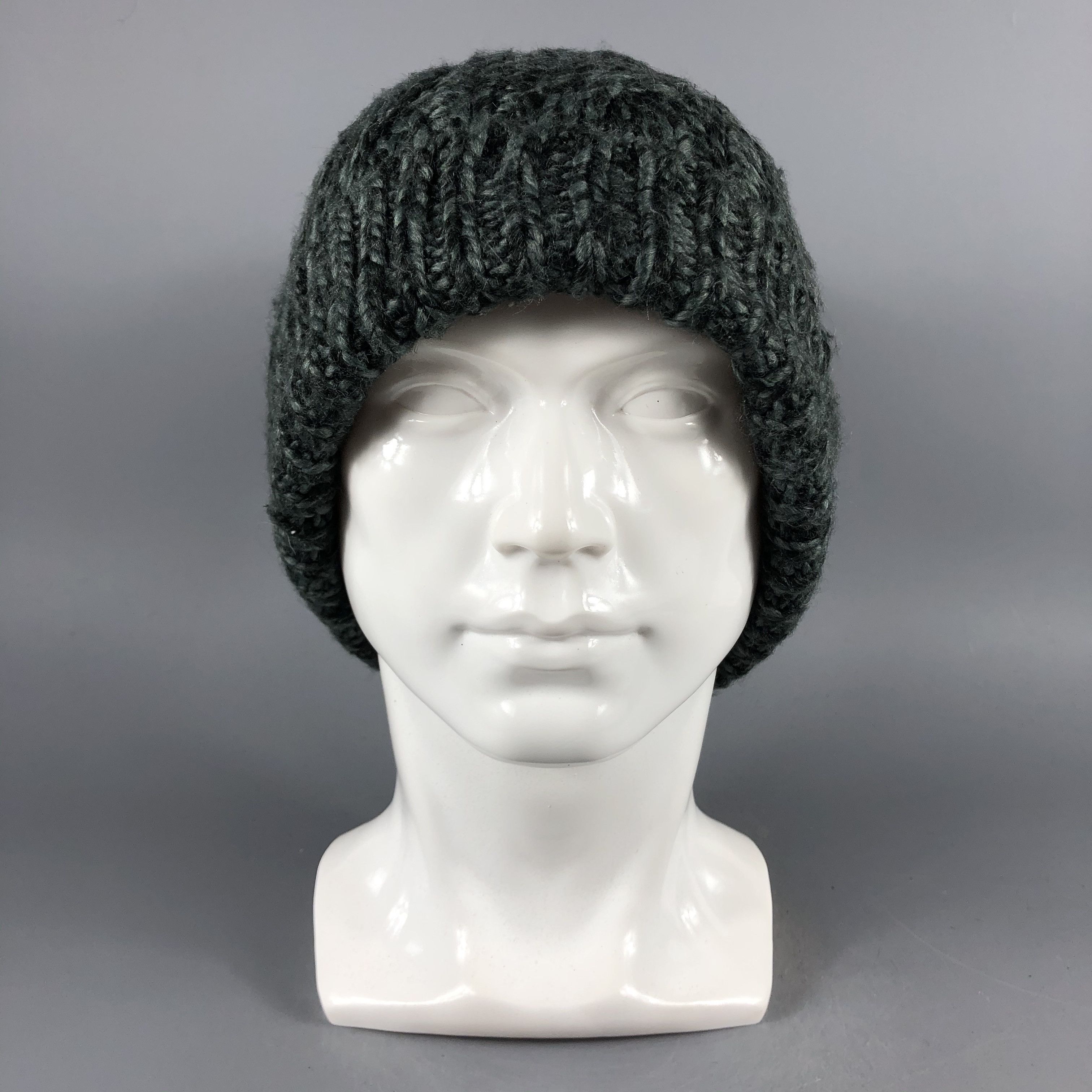 image of Vintage Slouchy Pompom Beanie Snow Hat Snow Cap -D950, Men's