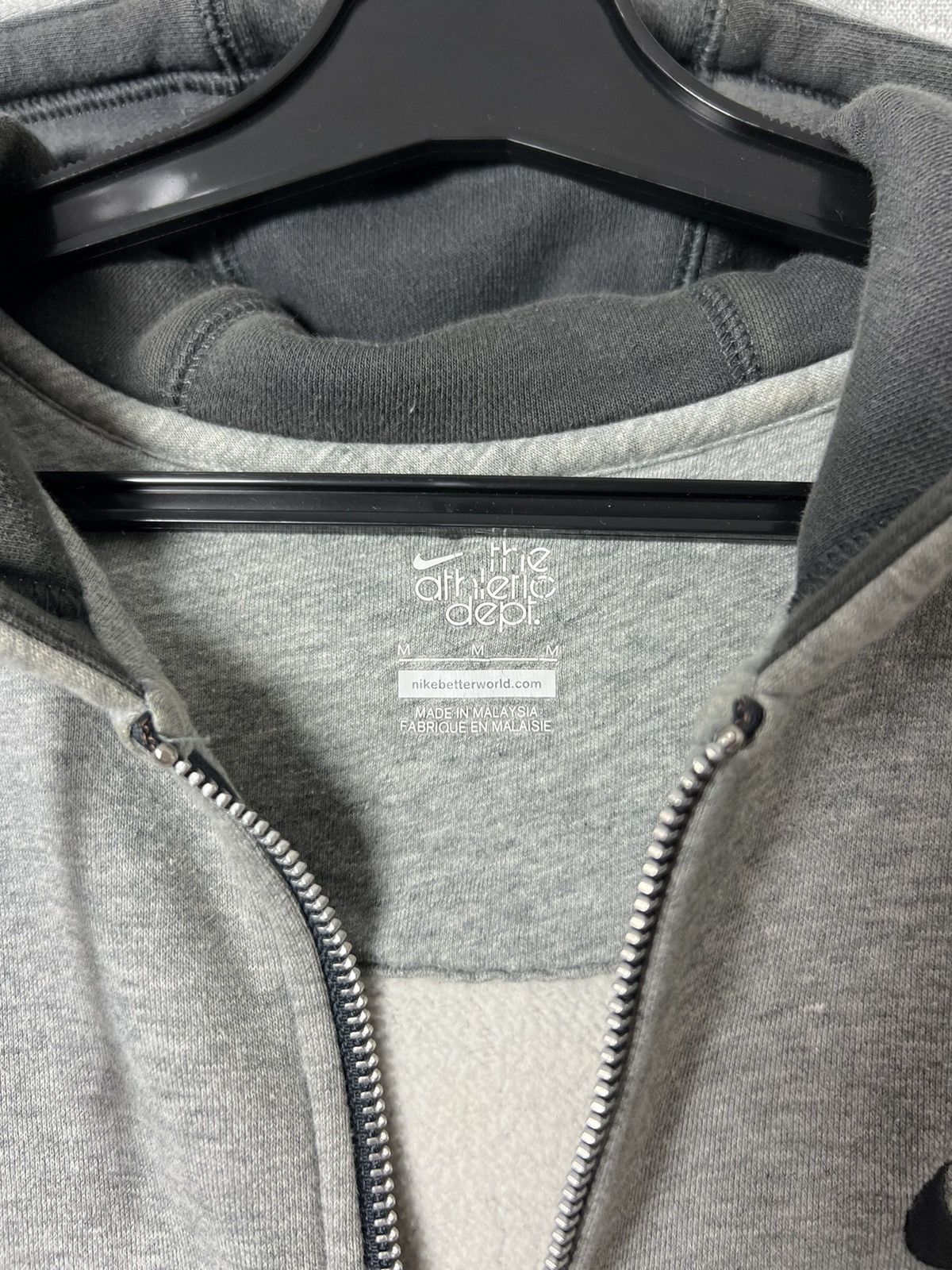 Nike Vintage Nike Basic Zip Hoodie Embroidered Small Swoosh Logo Size US M / EU 48-50 / 2 - 17 Thumbnail
