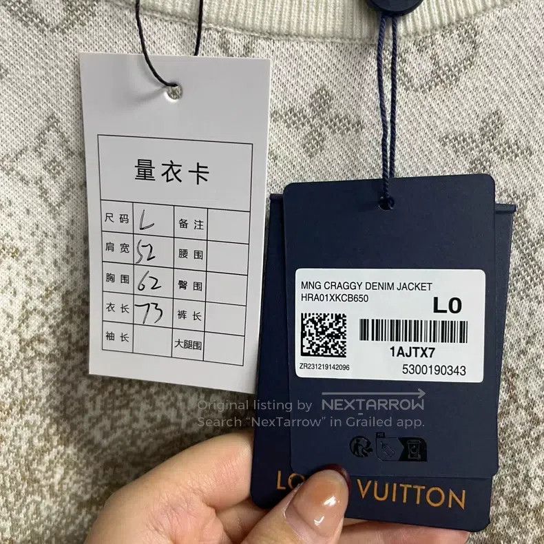 Louis Vuitton Louis Vuitton 26 Latest Crew Neck Pullover Long Sleeve Gra Size US L / EU 52-54 / 3 - 6 Thumbnail
