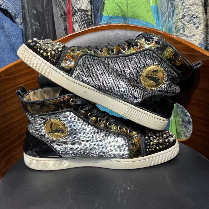 Balenciaga HighTop Sneakers with Rhinestones and Studs-2505 Size US 9 / EU 42 - 7 Thumbnail