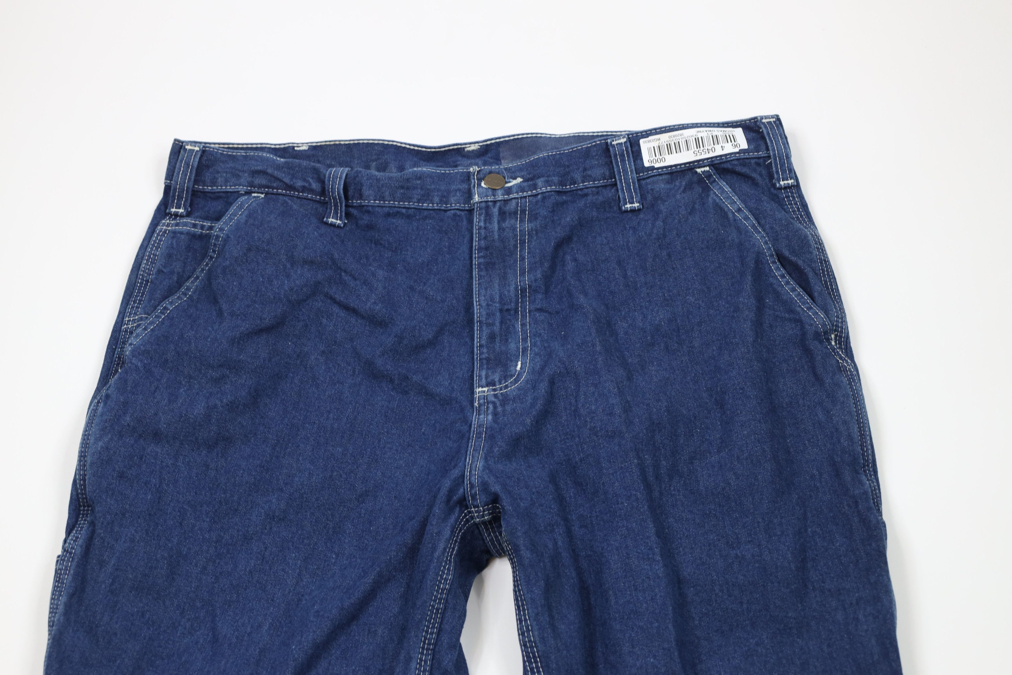Carhartt × Vintage Vintage Y2K Carhartt Spell Out Wide Leg Dungaree Denim Jeans Size US 38 / EU 54 - 2 Thumbnail