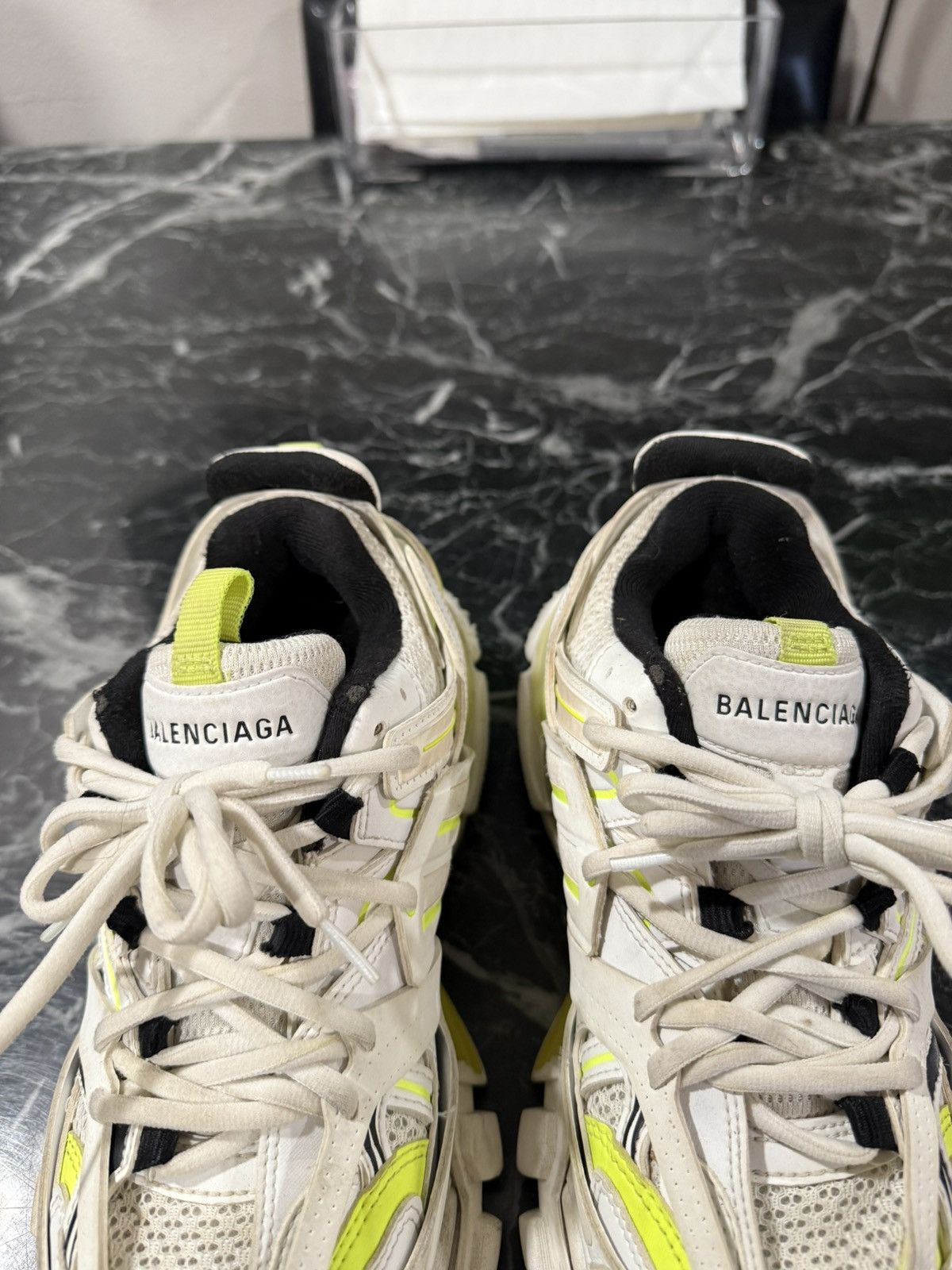 Balenciaga Balenciaga Track White Yellow Size 37 EU / 7 US Size US 7 / IT 37 - 3 Thumbnail
