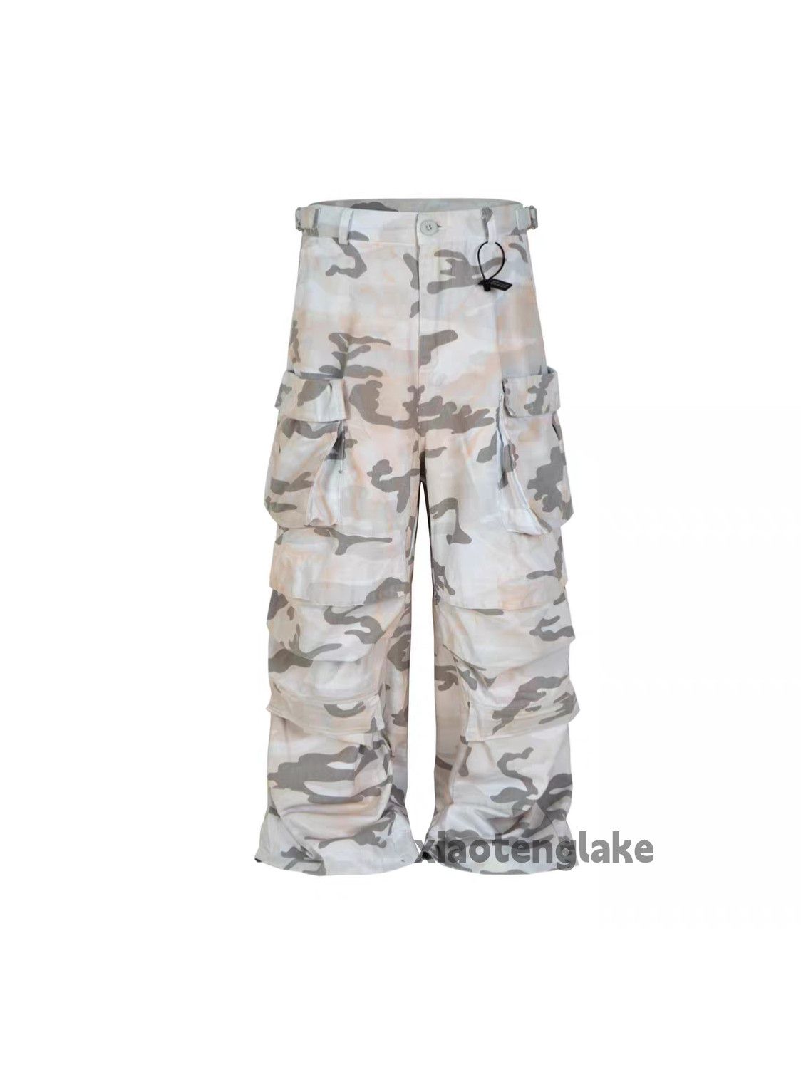 Vintage Unisex outdoor utility military loose baggy camo pants Size US 30 / EU 46 - 4 Thumbnail