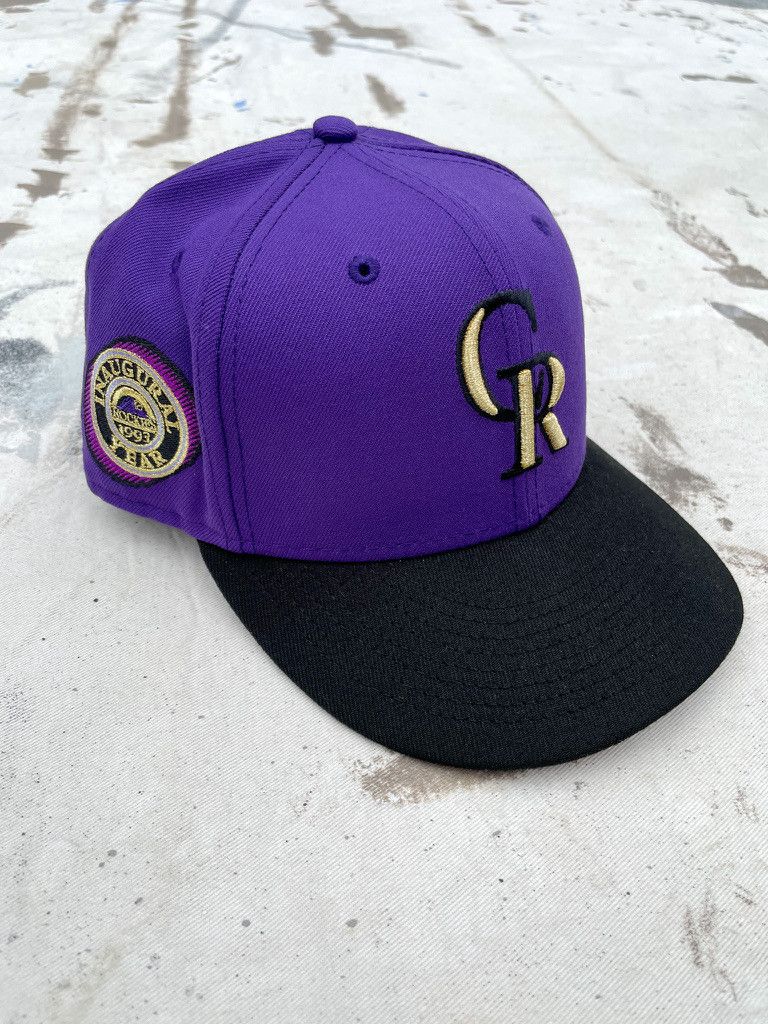 New Era New Era Colorado Rockies Inaugural Year 1993 Fitted Cap Size ONE SIZE - 2 Thumbnail