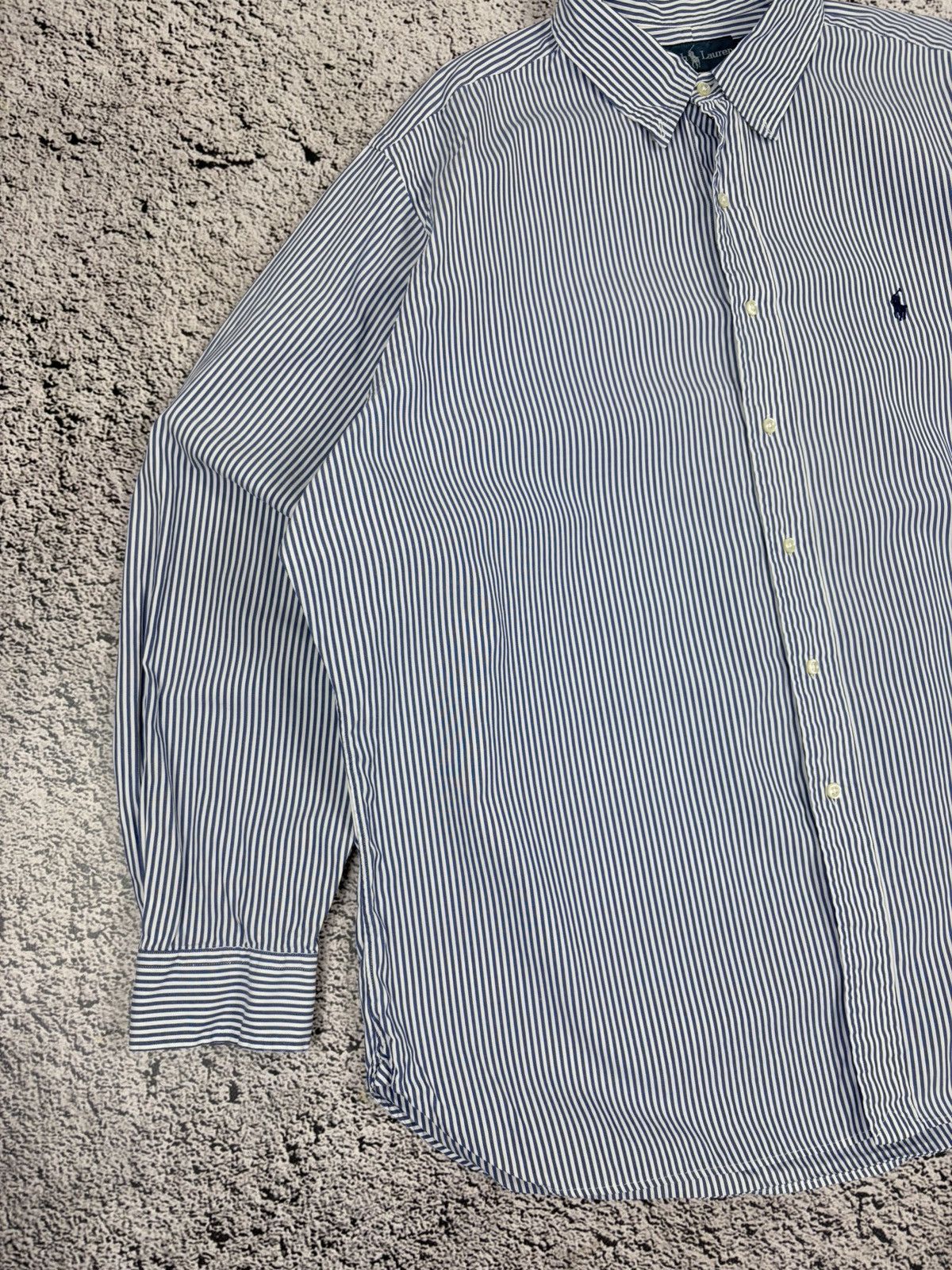 Ralph Lauren Polo Ralph Lauren Classic Fit Striped Shirt 18-36 XXL Size US XXL / EU 58 / 5 - 2 Thumbnail