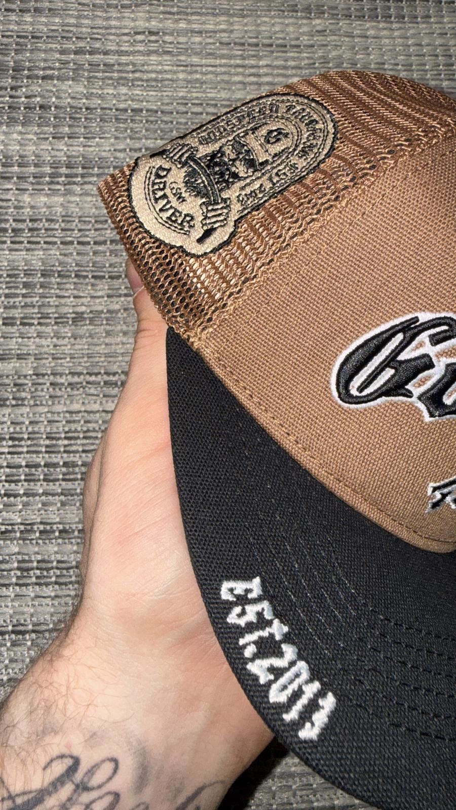 Godspeed Godspeed Brown/Black Forever Trucker Hat Size ONE SIZE - 2 Thumbnail