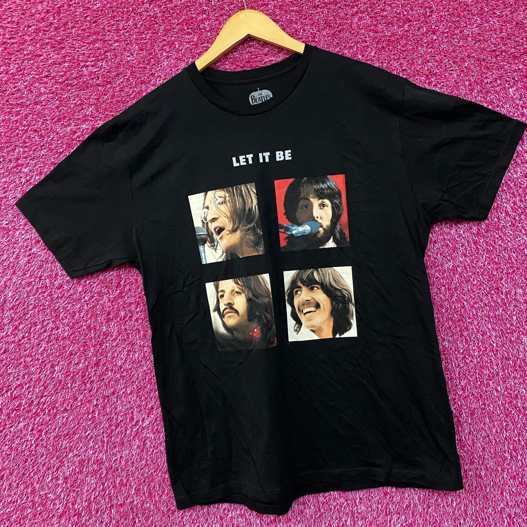 Band Tees The Beatles Let It Be Album Cover Art T-Shirt Large Size US L / EU 52-54 / 3 - 3 Thumbnail