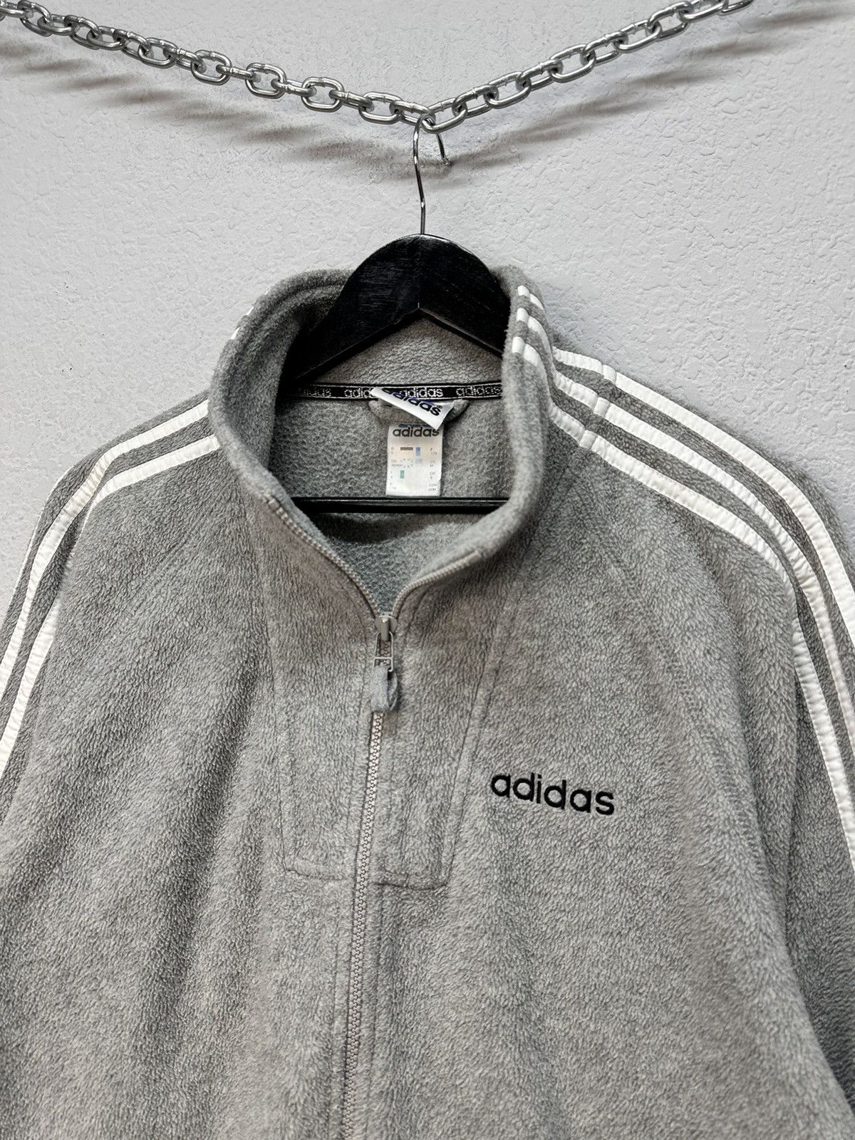 Adidas Vintage Adidas Fleece Full Zip Y2K Nike Jacket West Germany Size US XL / EU 56 / 4 - 3 Thumbnail