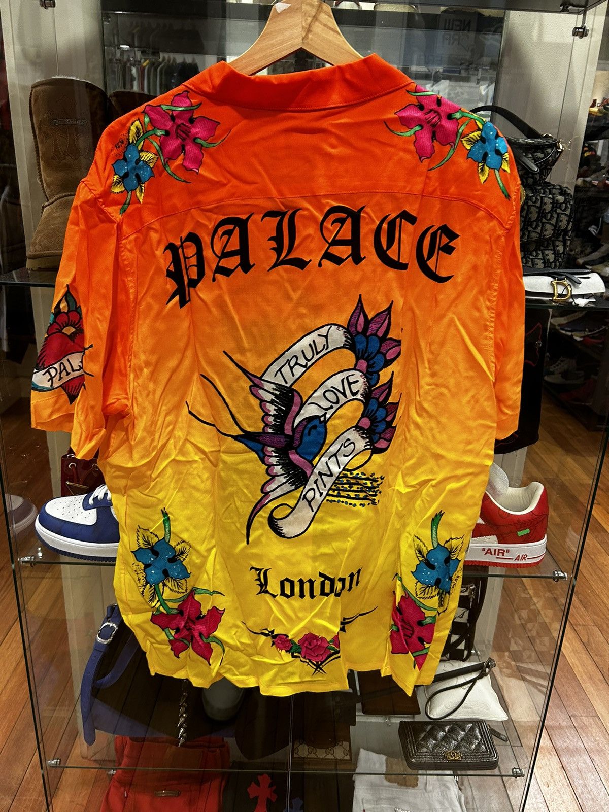 Palace Palace Inky Button Up Shirt Size US XL / EU 56 / 4 - 2 Thumbnail