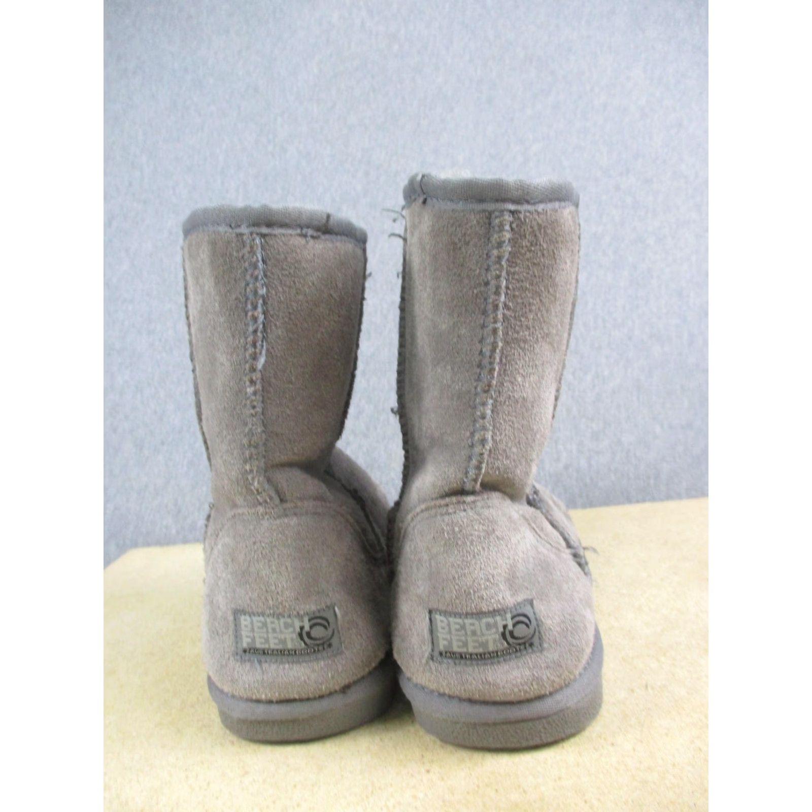 Vintage VINTAGE Beach Feet Boots Womens Size 10 Gray Suede Sheepskin Lined Mid Calf Winter Size US 10 / IT 40 - 7 Thumbnail
