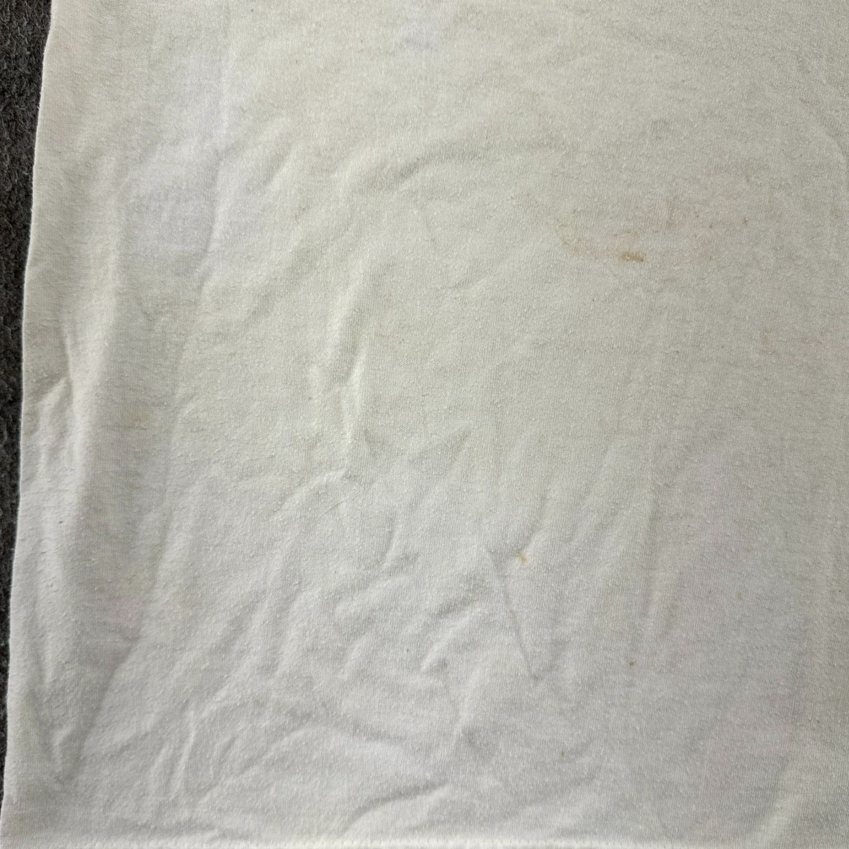 Hanes VINTAGE Hanes Shirt Men XL White Lithograph Logo 90s USA Cotton Crew Neck Short Sleeve Size US XL / EU 56 / 4 - 2 Thumbnail