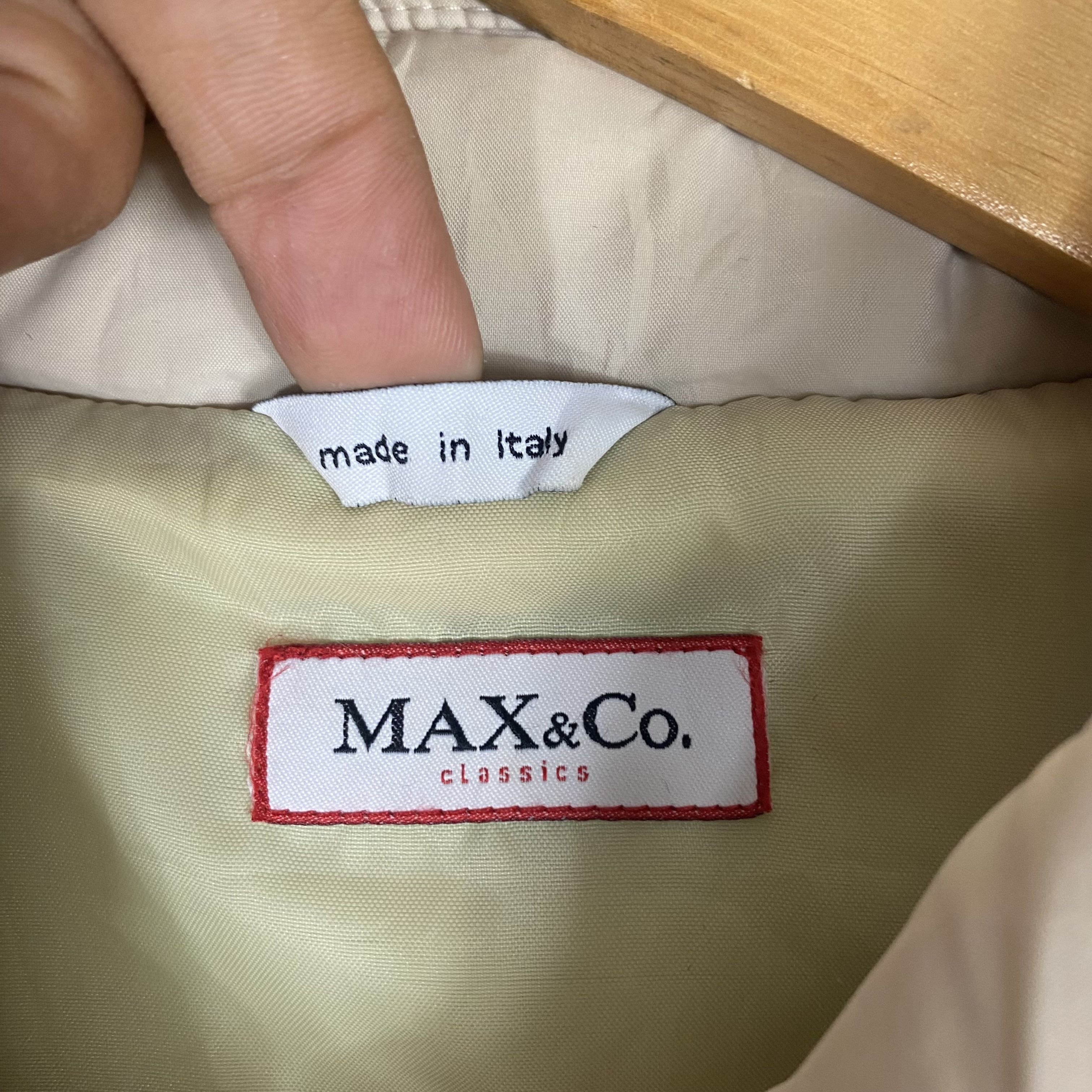 MAX&Co. 💥MAX MARA PADDED SOFT BIEGE JACKET Size L / US 10 / IT 46 - 7 Thumbnail