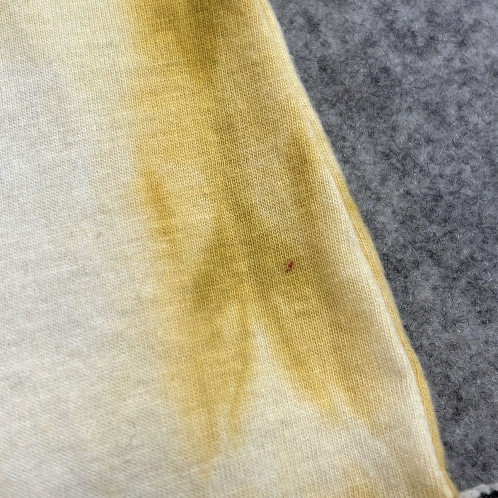Vintage SURE tie dye spiritual design T-Shirt Yellow Large Mens Short Sleeve Shirt Size US L / EU 52-54 / 3 - 4 Thumbnail
