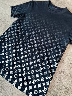 Louis Vuitton Virgil Bandana Short-Sleeve Hoodie LV Monogram Tie-dye Size M