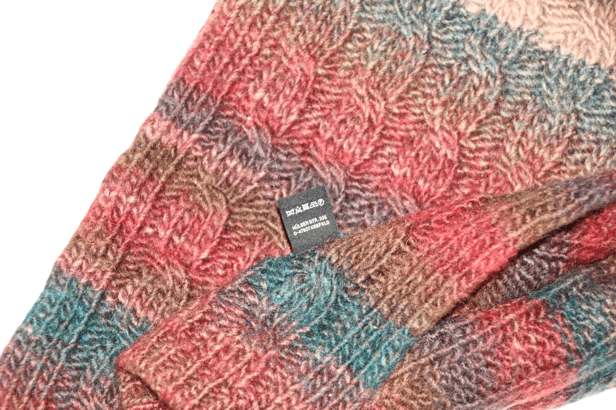 Other UK VTG Hemley gradient cable knit wool blend scarf 165x26cm Size ONE SIZE - 5 Thumbnail