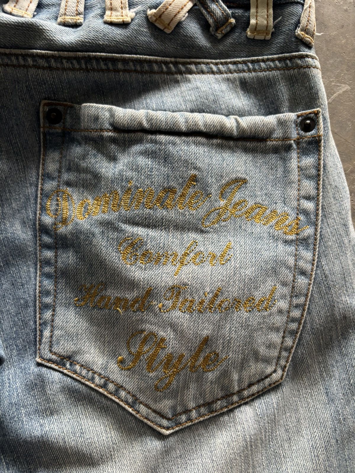 Hysteric Glamour DOUBLE WAIST dominate stone washed punk flannel layered rock Size US 32 / EU 48 - 15 Thumbnail
