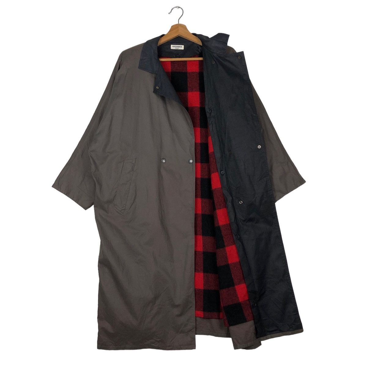 Hysteric Glamour 🔥Punk Design Tartan Lining Long Jacket Ramowear Japan Made Size US M / EU 48-50 / 2 - 2 Thumbnail