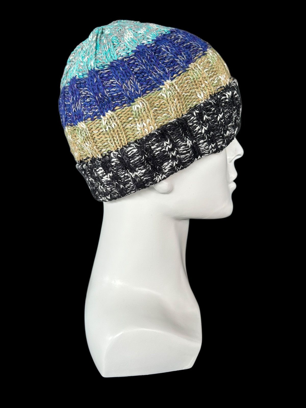 Japanese Brand × Kapital × Vintage Japanese Style Knitted Beanie Hats Rare ☠️🎌☠️☠️ Size ONE SIZE - 3 Thumbnail