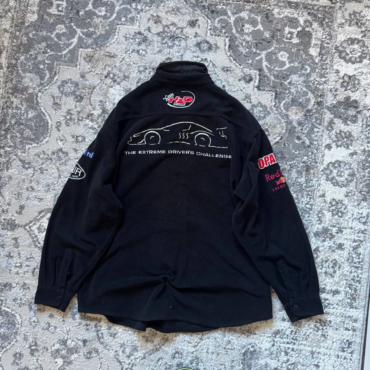 NASCAR Vintage Racing Nascar Fleece Racing Jacket Rider Moto Size US XL / EU 56 / 4 - 4 Thumbnail