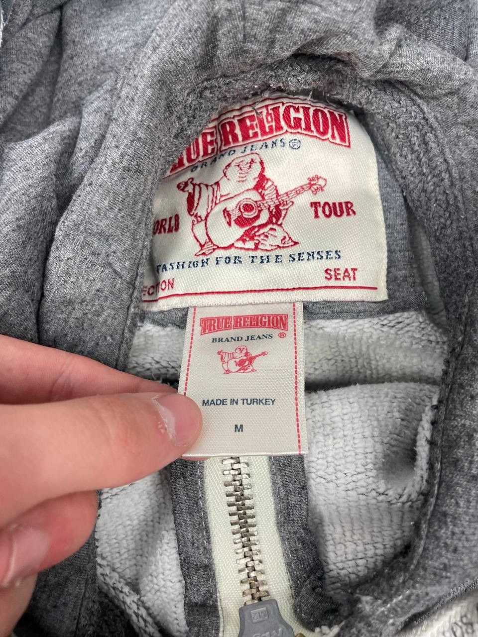 True Religion Vintage True Religion Hoodie Full Zip California USA Flag Size US M / EU 48-50 / 2 - 15 Thumbnail