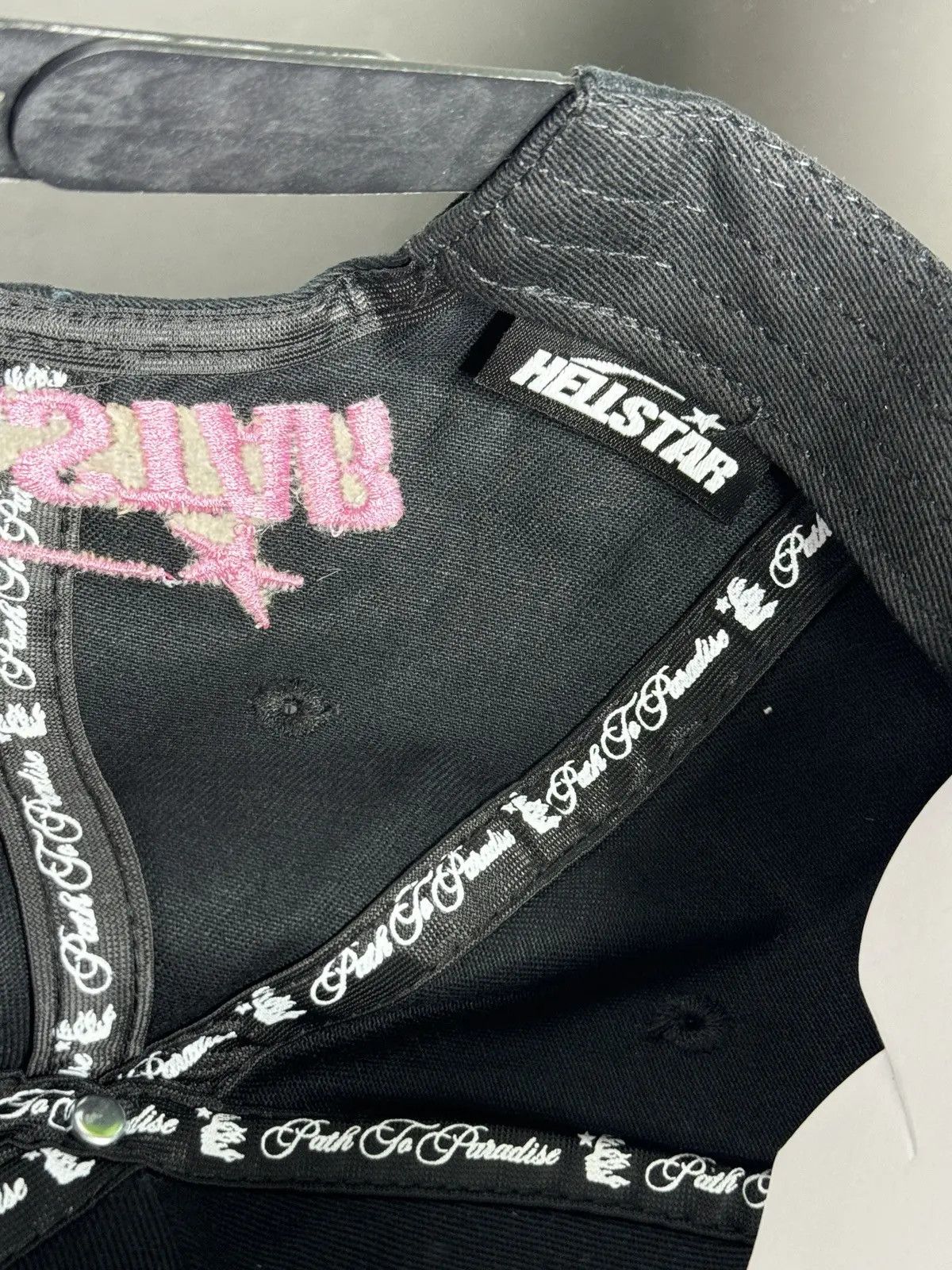 HELLSTAR NY Rhinestone Pink SnapBack Hat Size ONE SIZE - 8 Thumbnail