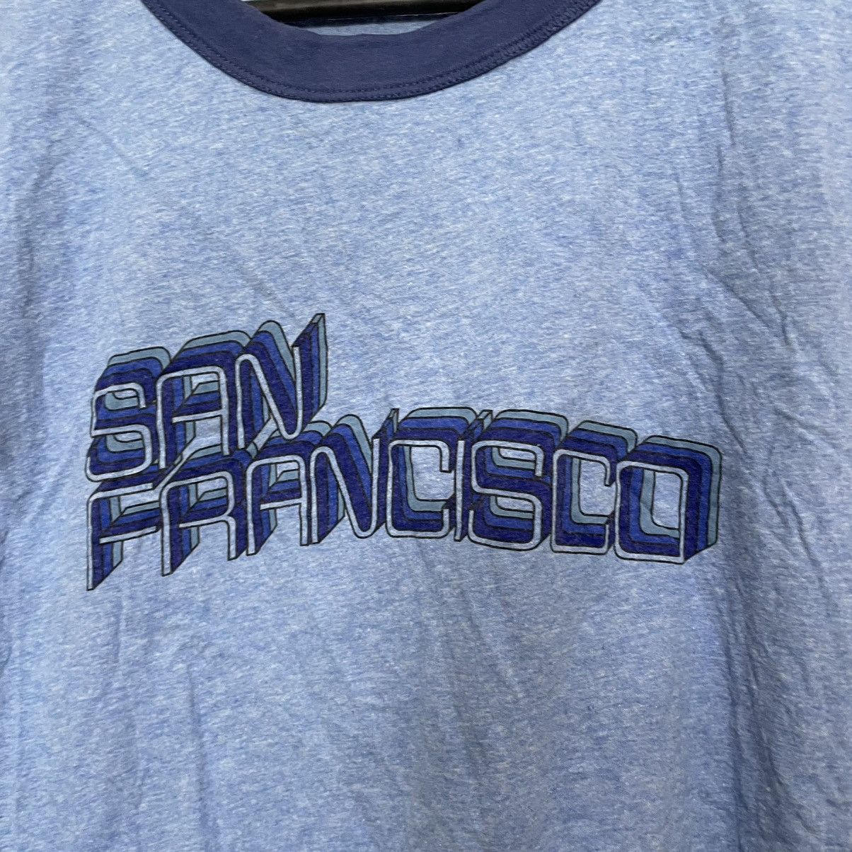 Designer × Sandro Sandro Shirt tee San Fransisco blue old money luxury Size US L / EU 52-54 / 3 - 2 Thumbnail