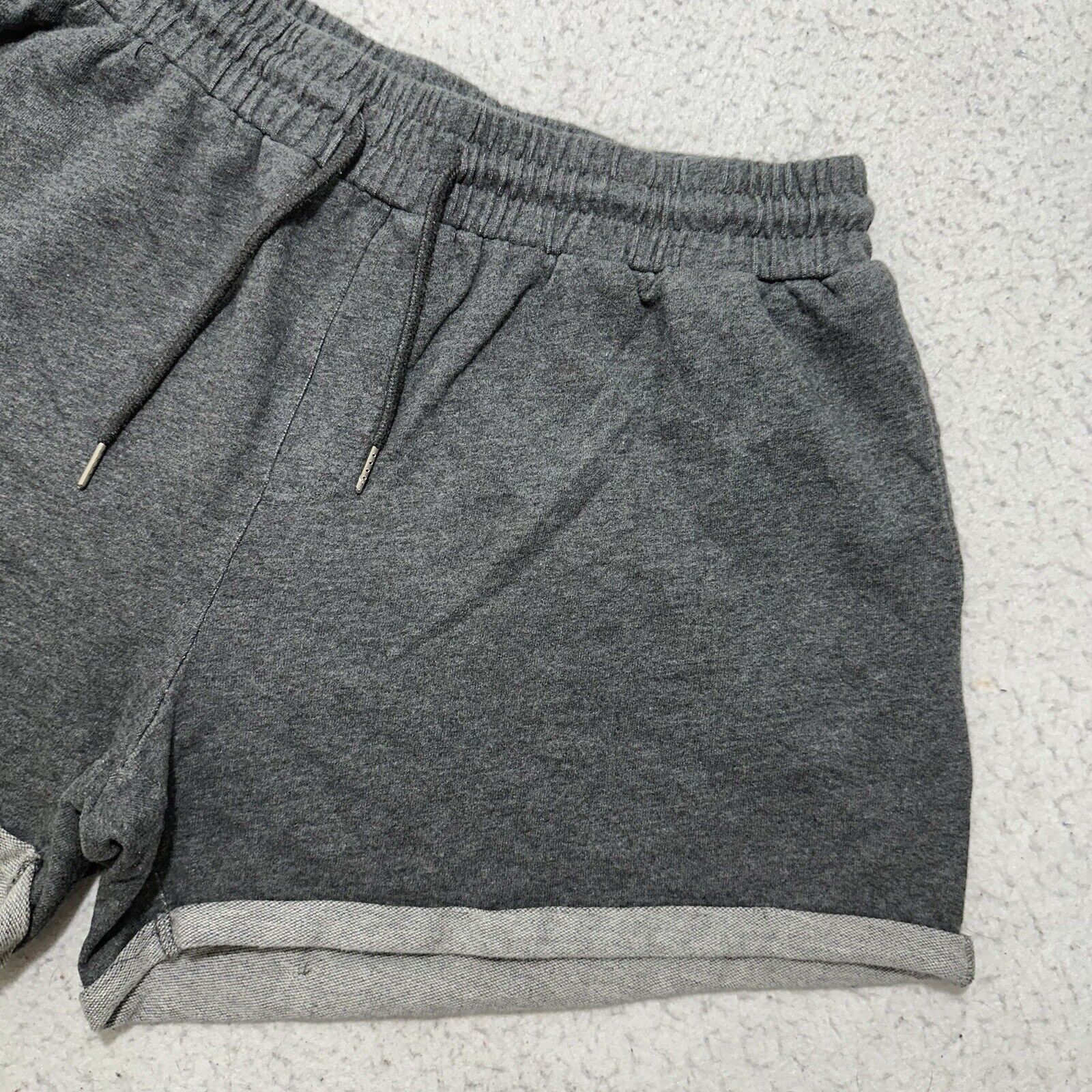 Shein Shein XXL Gray Sweat Shorts 4" Inseam High Waist Cotton Size 42" / US 20 - 3 Thumbnail