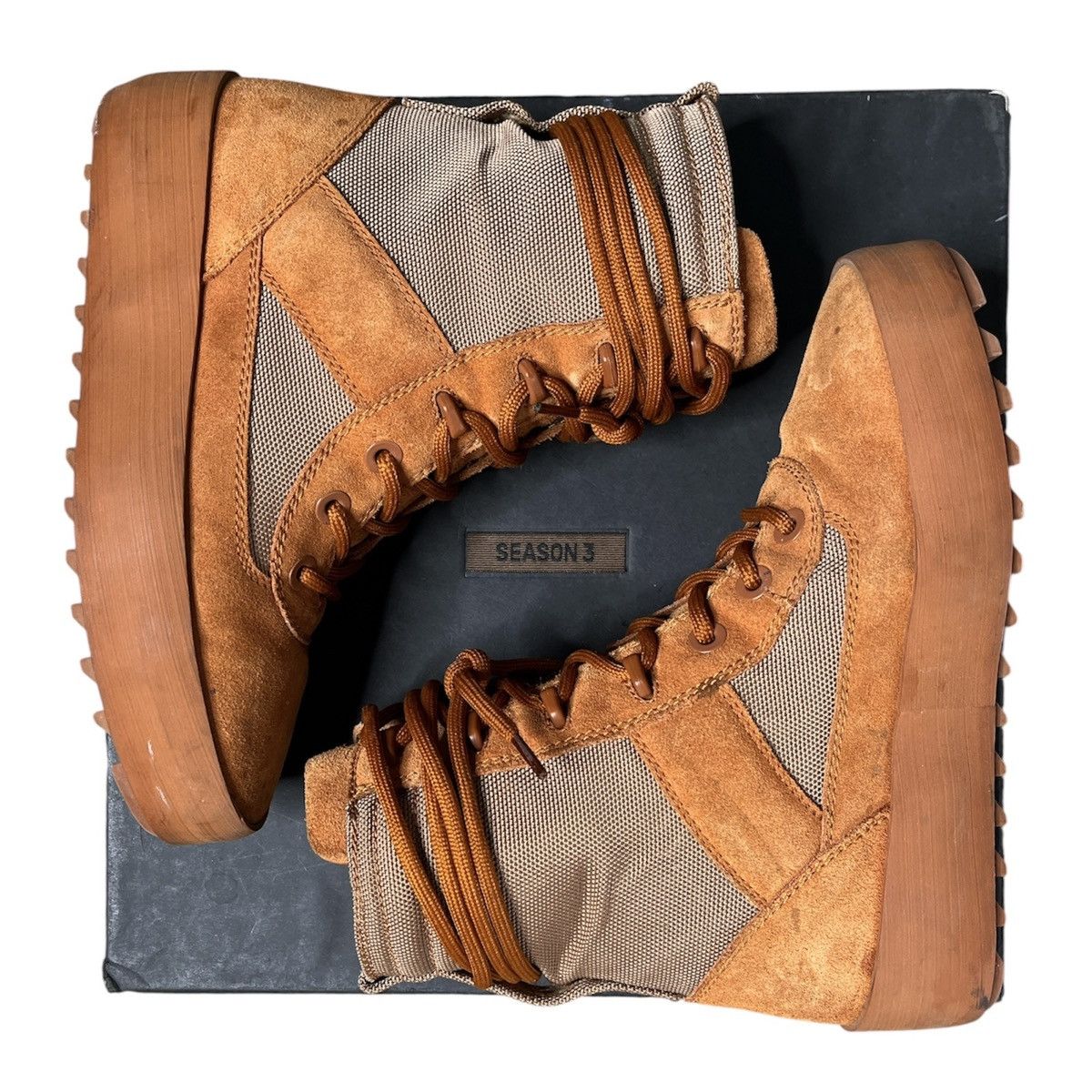 Yeezy 3 Boots Orange | Grailed