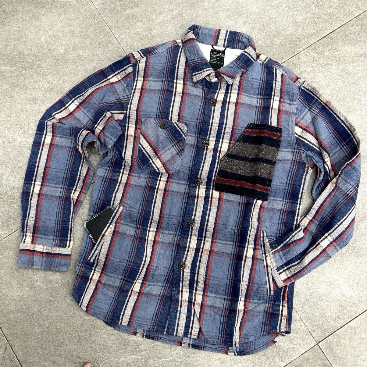 Manastash Vintage 90s Manastash Flanel Shirt Button Up Long Slevee Size US L / EU 52-54 / 3 - 1 Thumbnail