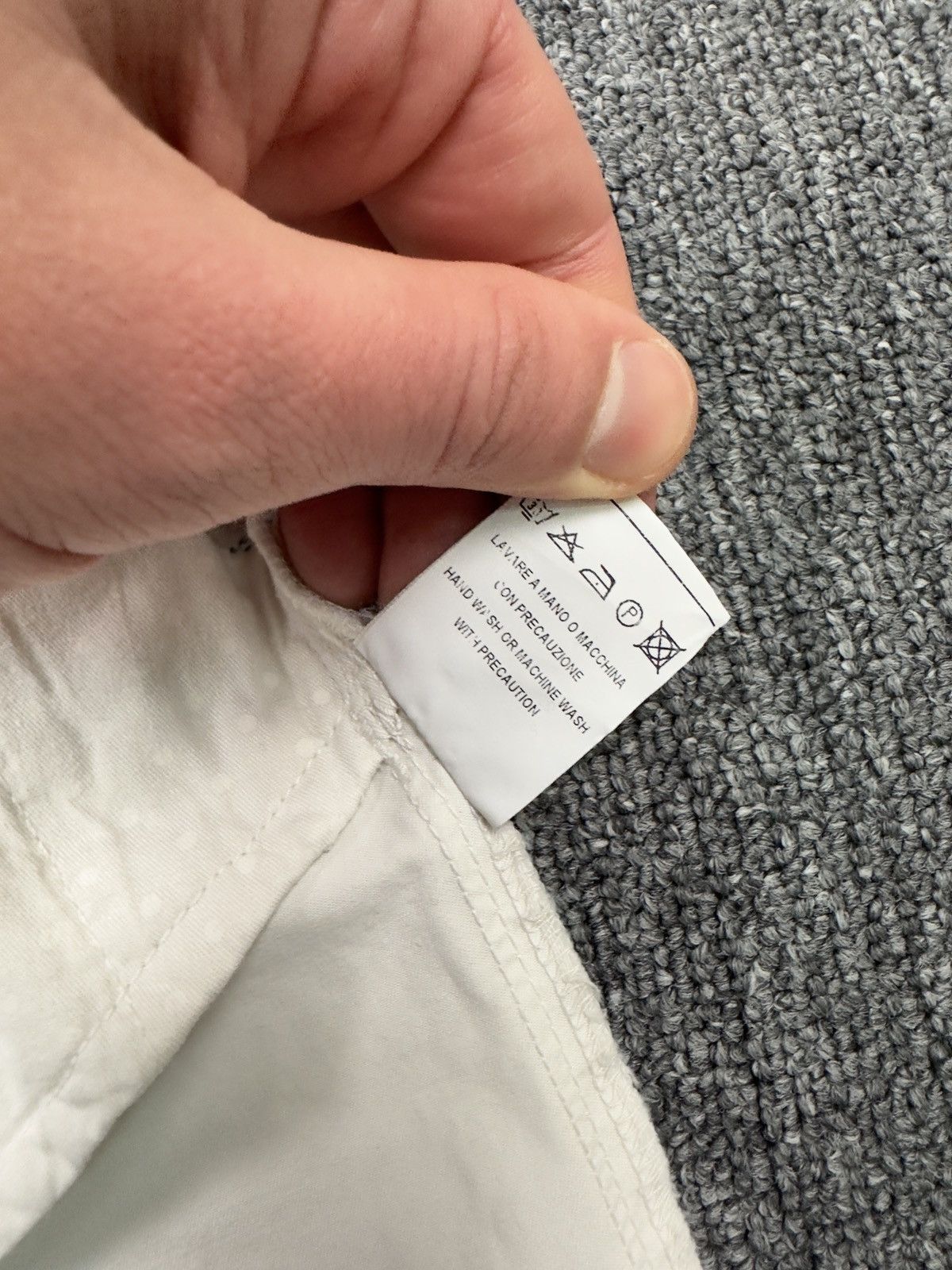 Other Mabitex Germent Dyed Chino White Cotton Shorts Size US 30 / EU 46 - 10 Thumbnail