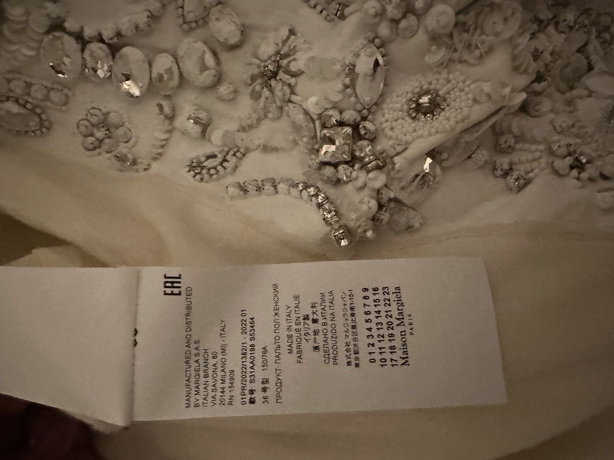 Maison Margiela Maison Margiela Artisanal SS22 Embroidered White Toile Coat Size US L / EU 52-54 / 3 - 10 Thumbnail