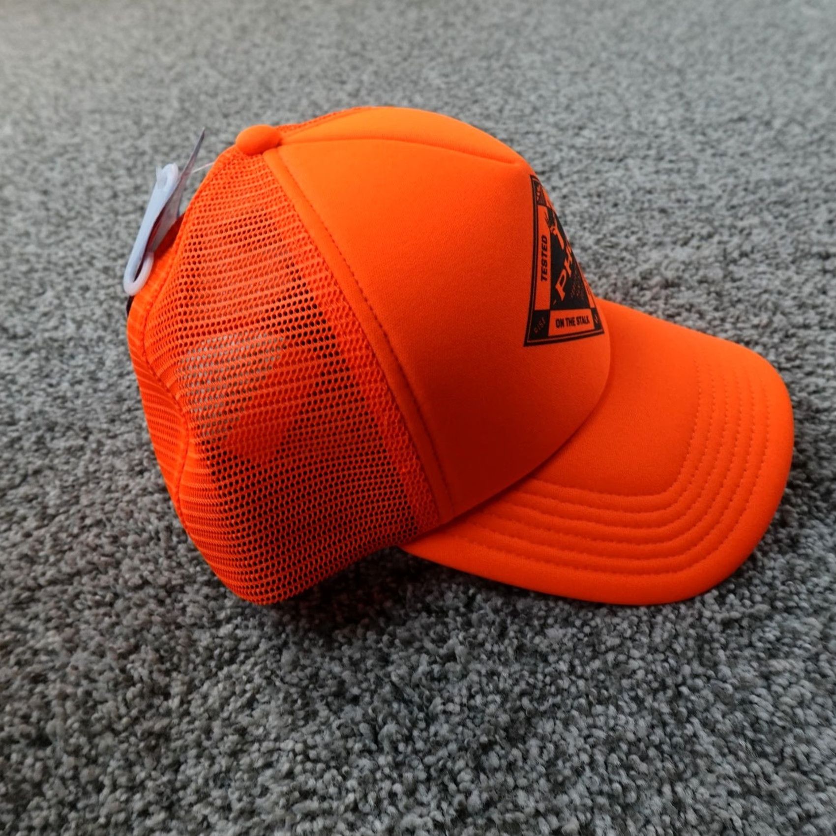 Vintage Columbia Hat Cap Mens One Size Blaze Orange Adjustable Snap Back PHG Outdoor Hunting Size 44L - 6 Thumbnail
