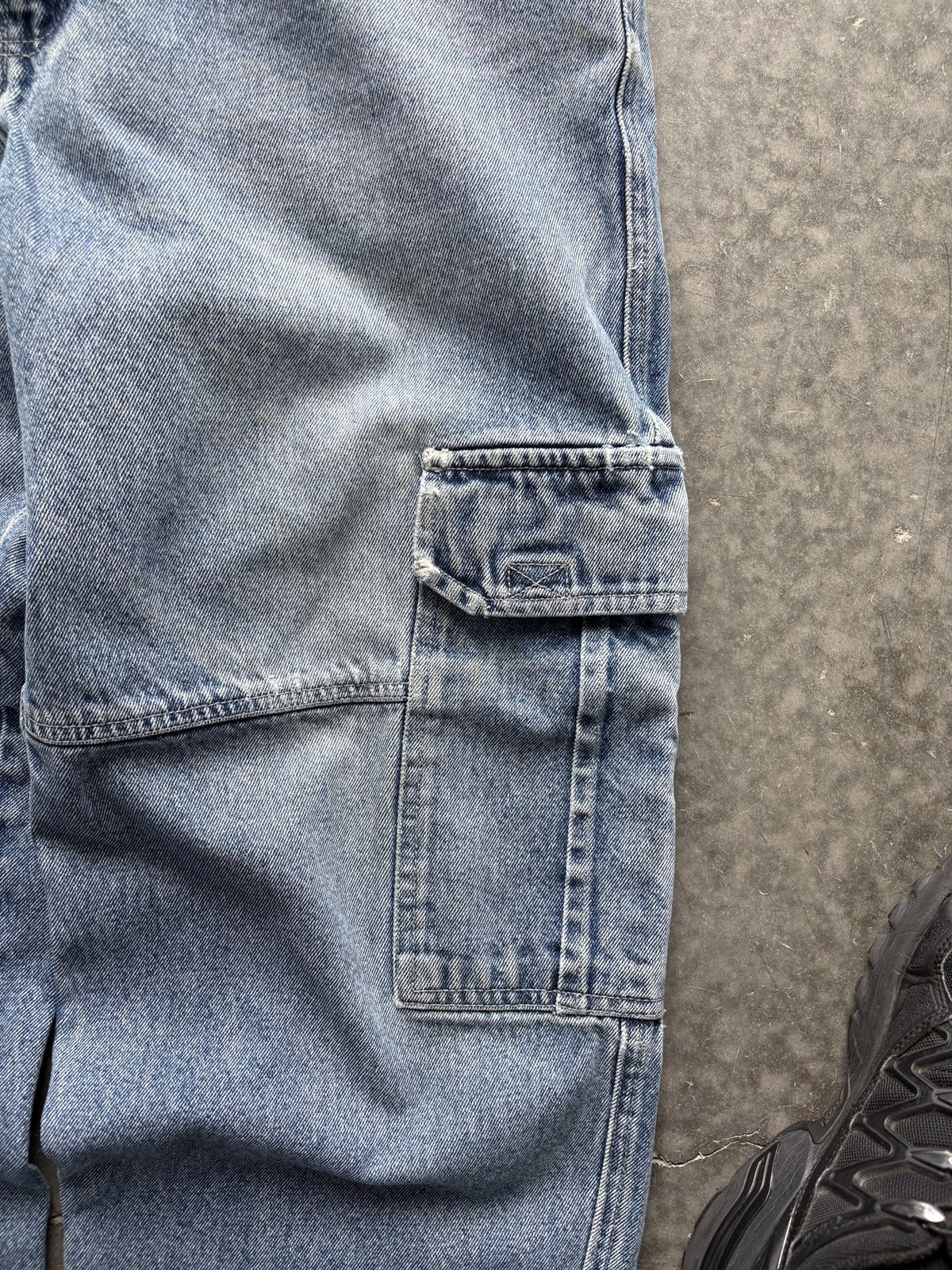 Vintage Vintage Y2K Route 66 Baggy Cargo Jeans 34x30 Size US 34 / EU 50 - 4 Thumbnail