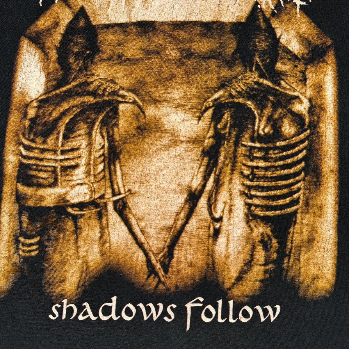 Band Tees Vintage 1996 Rotting Christ ‘Shadows Follow’ Cut Off T Shirt Size US XL / EU 56 / 4 - 5 Thumbnail