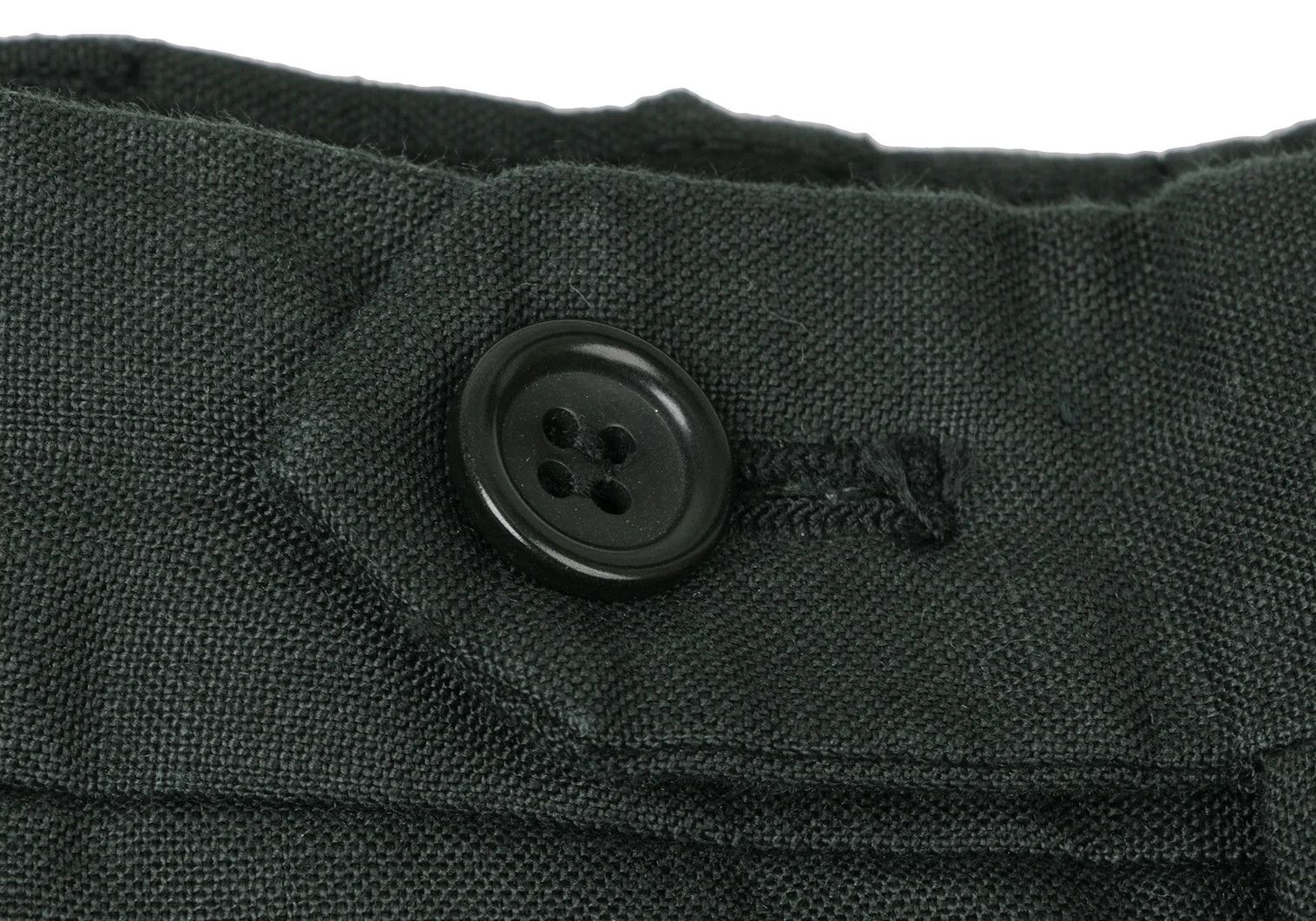 Armani Collezioni Linen Tuck Pants in Green, Size M Size US 26 / EU 42 - 4 Thumbnail