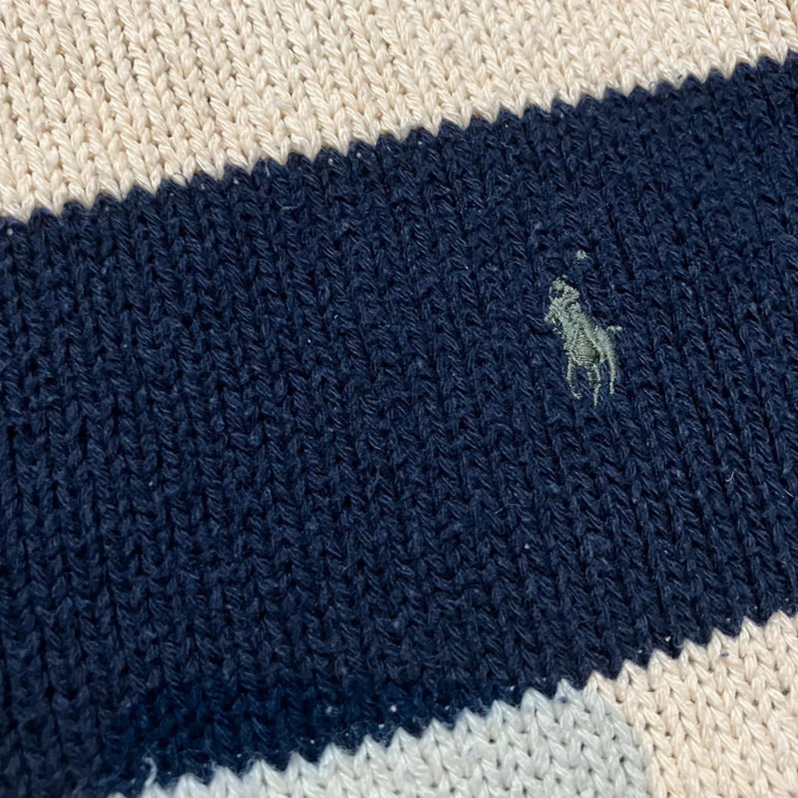 Polo Ralph Lauren Vintage polo Ralph heavy chunky knit cotton jumper XXL blue Size US XXL / EU 58 / 5 - 3 Thumbnail