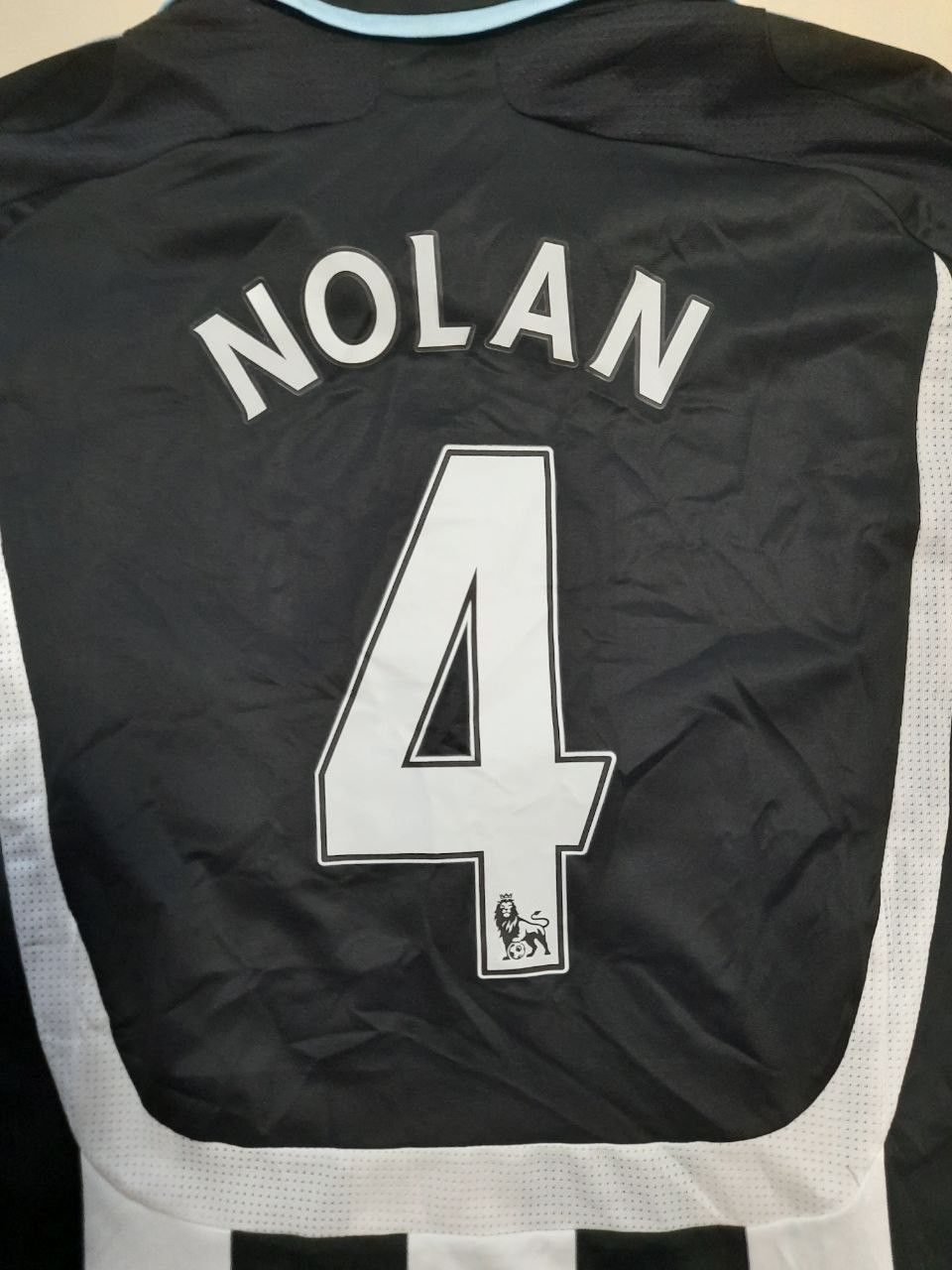 Adidas × Vintage Adidas Newcastle United Jersey #4 Nolan 2008-2009 Size US L / EU 52-54 / 3 - 11 Thumbnail