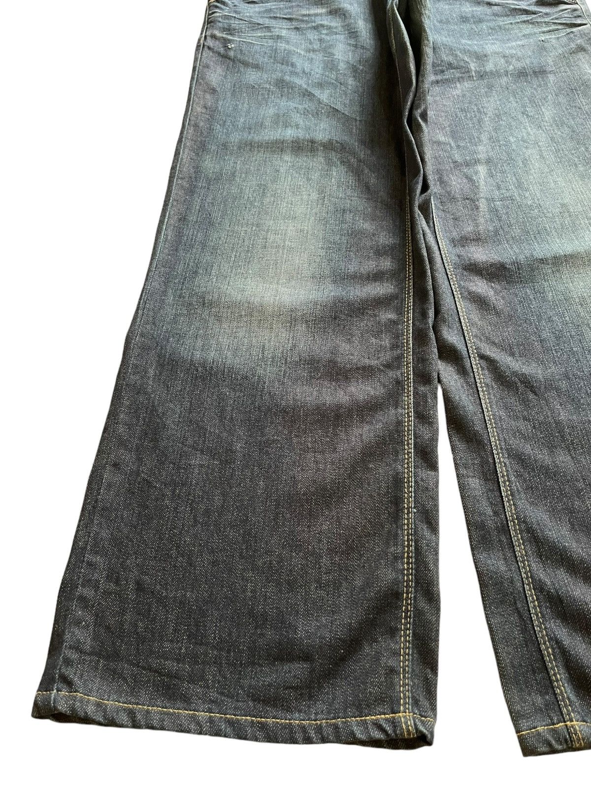 Hugo Vintage Hugo Boss Blue Wash Buckle Back Baggy Jeans Size US 37 - 6 Thumbnail