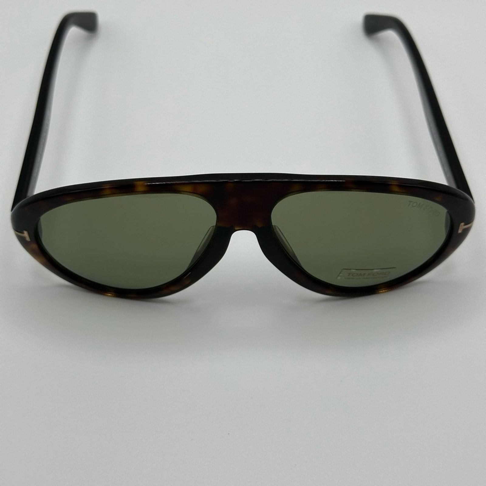 Tom Ford TOM FORD Camillo-02 FT0988/S 52N Dark Havana/Green Unisex Size ONE SIZE - 4 Thumbnail