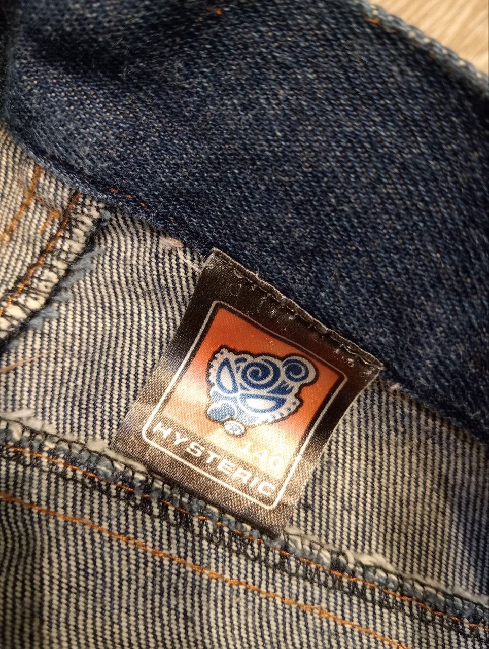Hysteric Glamour VINTAGE HYSTERIC MINI BLUE DENIM PANTS Size US 29 - 6 Thumbnail