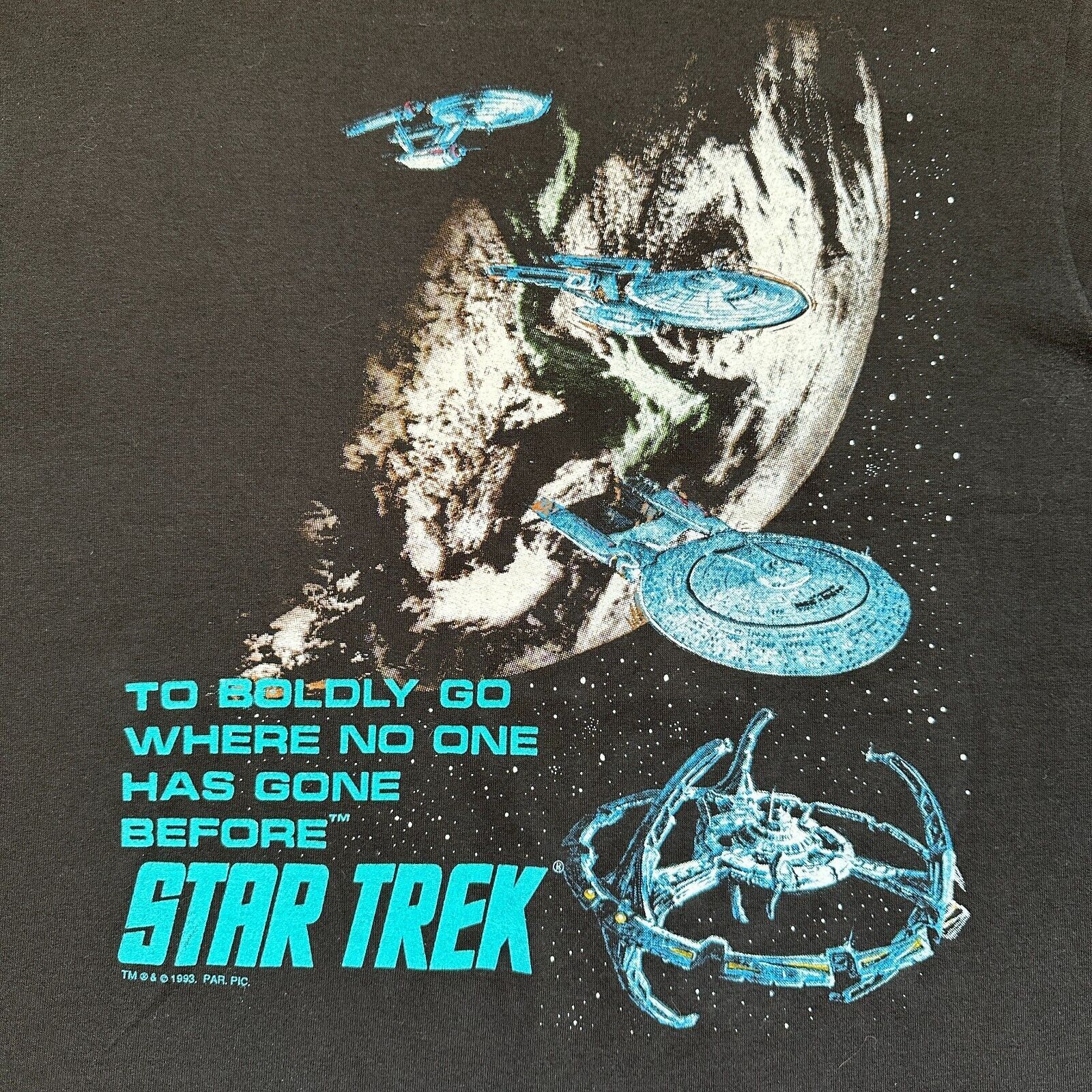 Vintage Star Trek T-Shirt Vintage Rare Memorabilia Size L Size US L / EU 52-54 / 3 - 3 Thumbnail