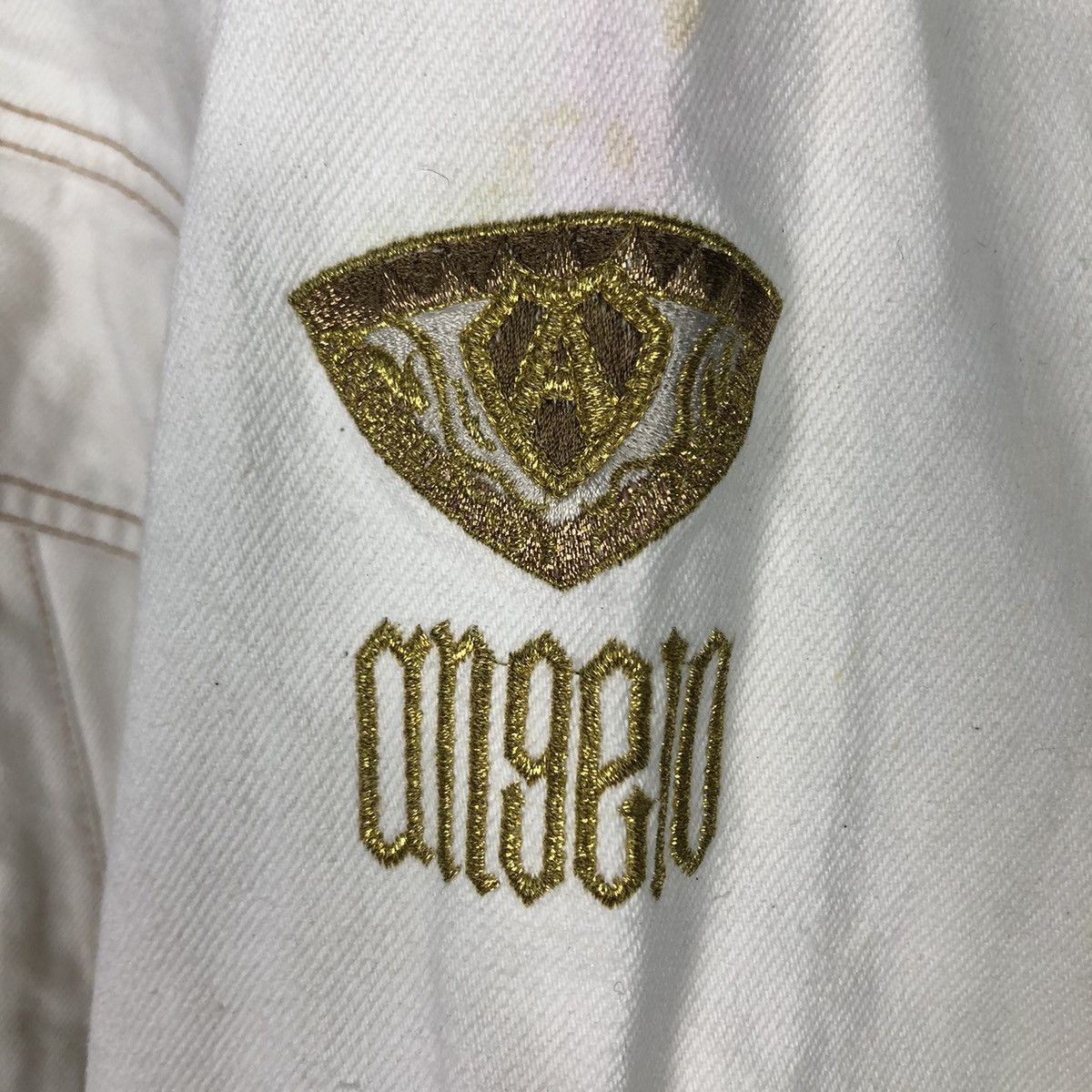 Japanese Brand × Vintage 📌Vintage Bomber Jacket Angelo Embroidered Big Logo Size US L / EU 52-54 / 3 - 17 Thumbnail