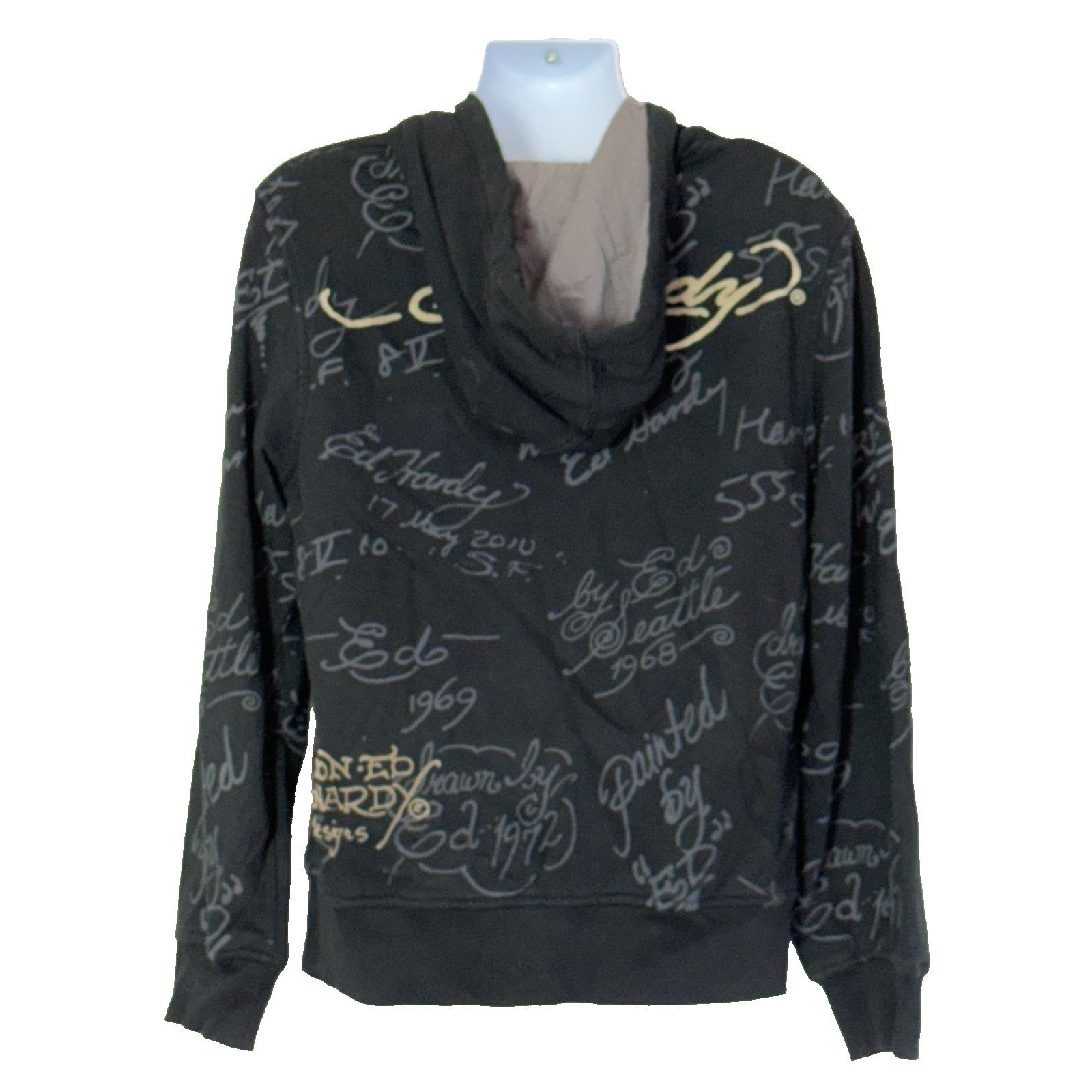 Ed Hardy Ed Hardy Jacket Men Size Large Black Tiger Love Kills Slowly Size US L / EU 52-54 / 3 - 2 Thumbnail