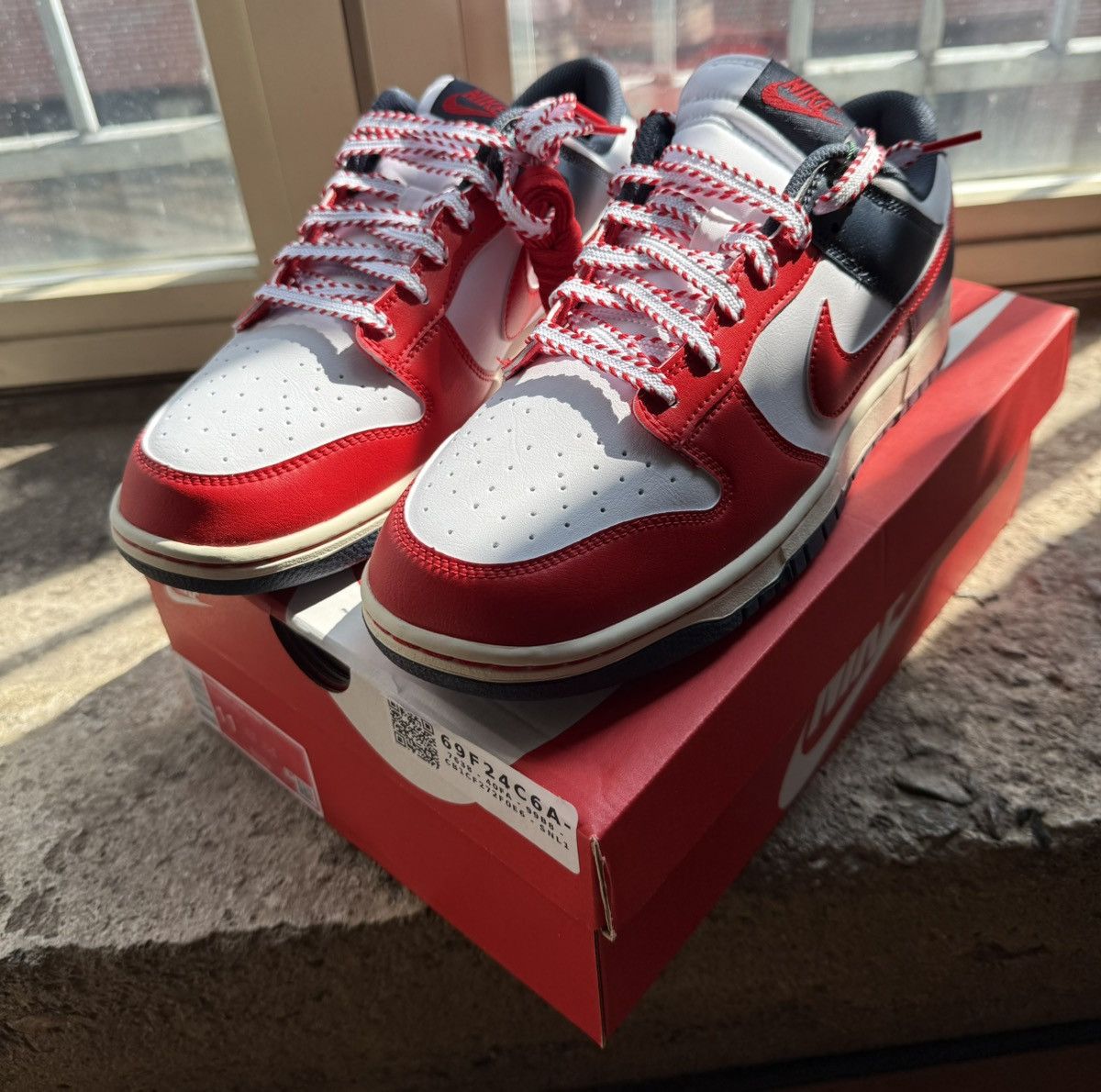 Nike Nike Dunk Low “Boston Red Sox” Size US 11 / EU 44 - 1 Thumbnail
