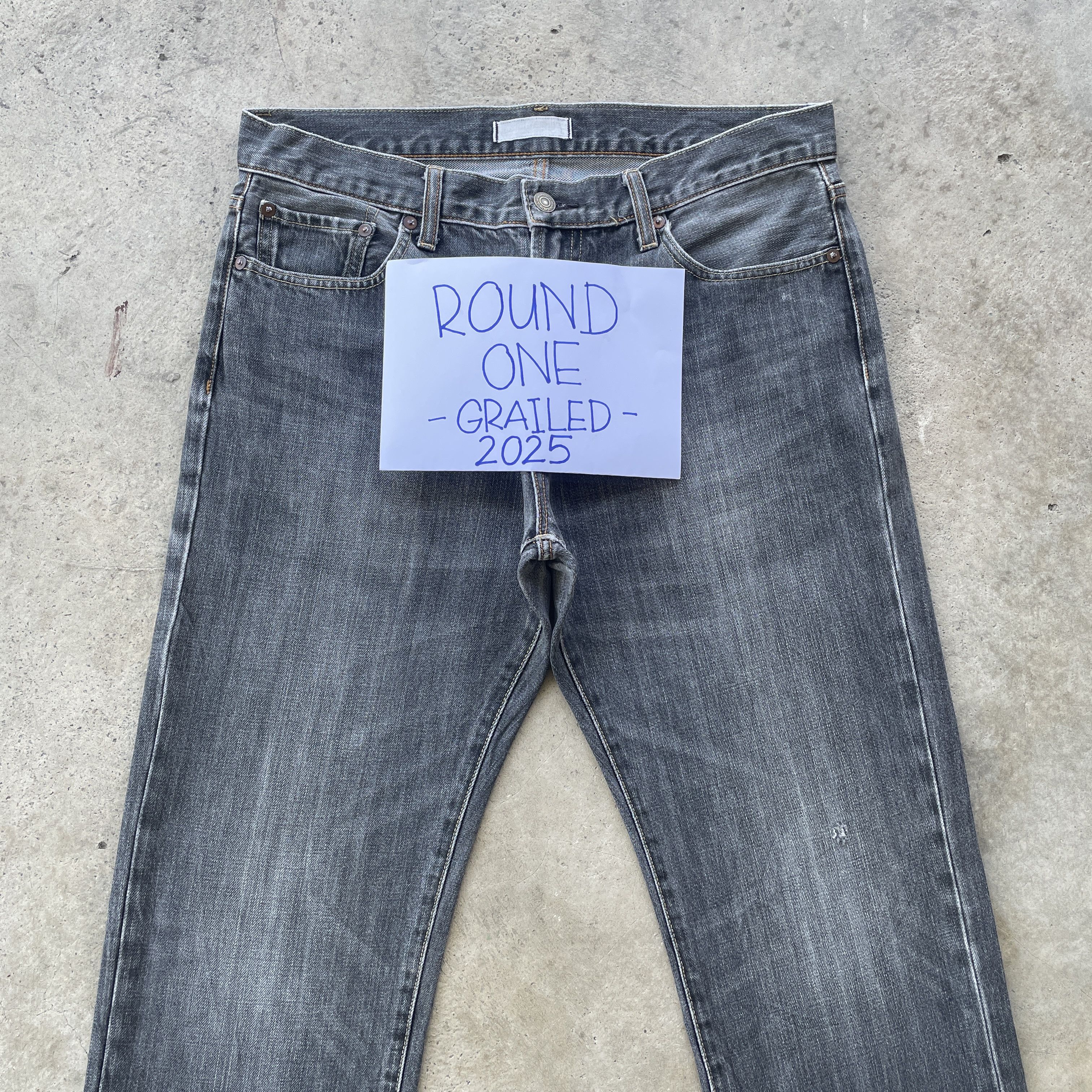 Japanese Brand × Vintage VINTAGE JAPANESE JEANS BLACK FADED DENIM PANTS W33x29 Size US 33 - 3 Thumbnail